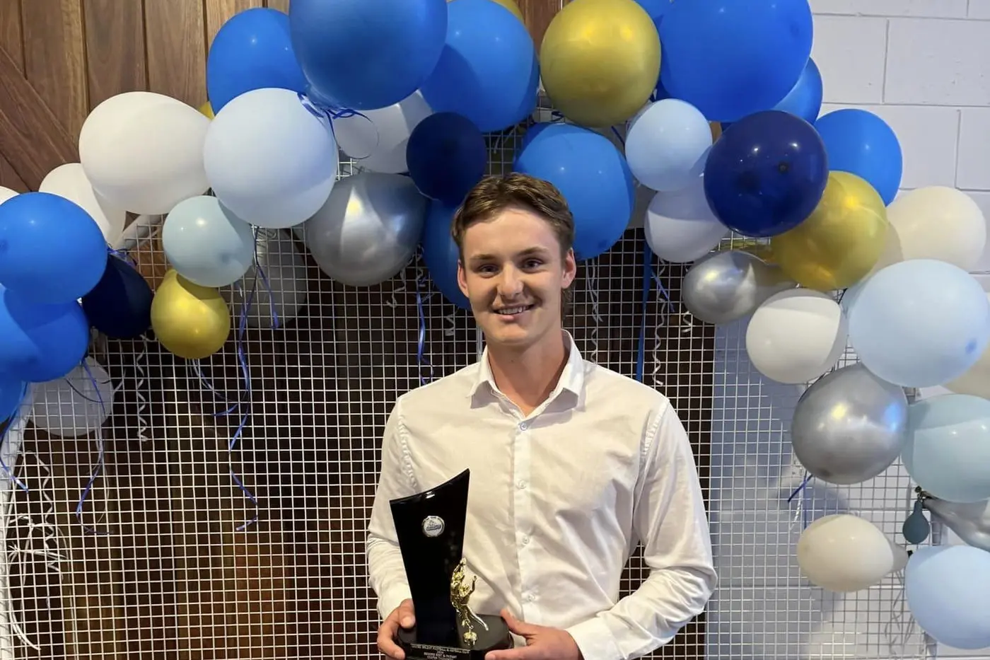 TOP VOTES: Cooper Thomason was crowned as Bright\\'s senior football\\'s 2024 best and fairest. PHOTO: UBFNC