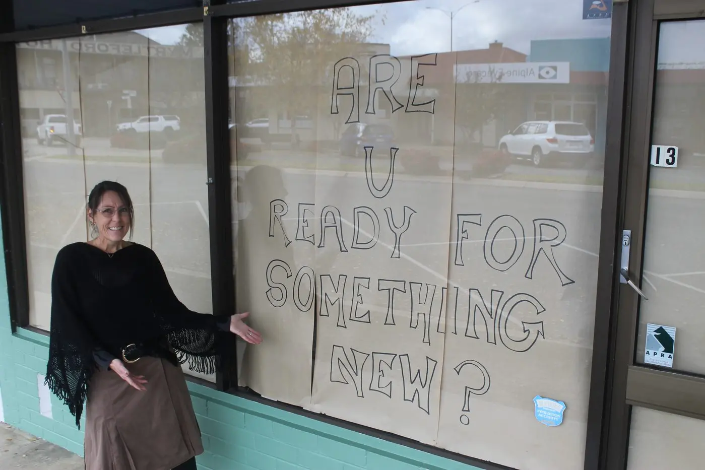 CREATIVE CENTRAL: HQTWO co-owner, Kellie Sheppard eagerly announced a new youth space in Myrtleford, set to be unveiled in time for these school holidays. PHOTO: Phoebe Morgan