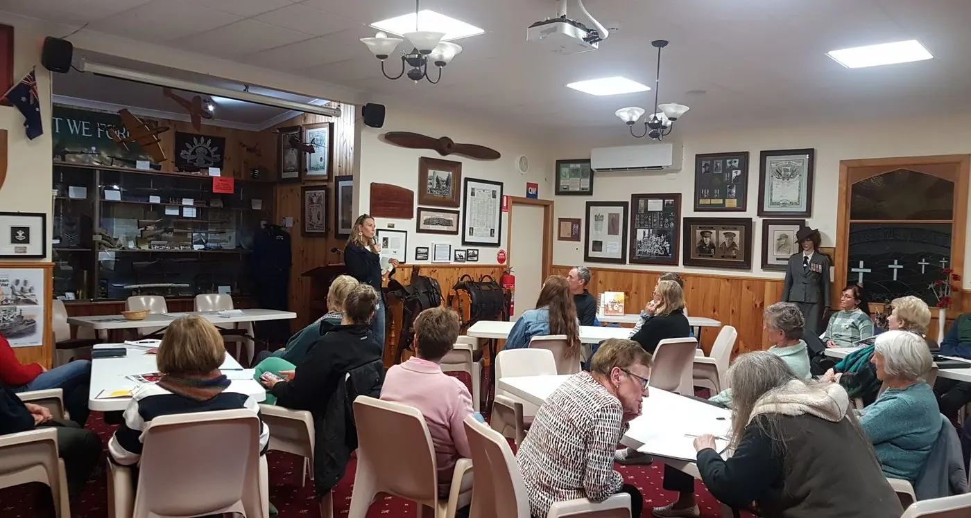 Local gardeners greet special guest