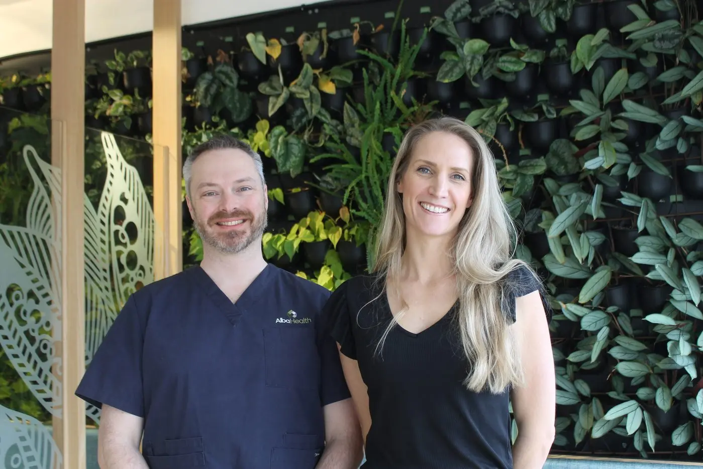 BREATHING EASY: Dr Justin Donaldson, Greta Donaldson and the team at Alba Health invite people concerned about their lung health to reach out for an appointment. PHOTO: Phoebe Morgan