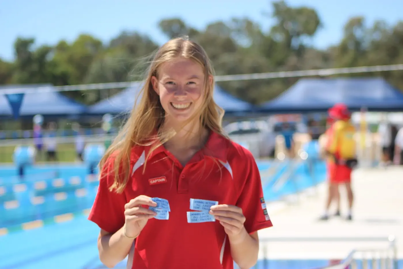 SWIMMING SUBLIME: Myrtleford Swimming Club member, Amy Gunson, was successful in all four strokes at the \\u201CAll Juniors\\u201D competition in Wangaratta last Sunday, February 7.