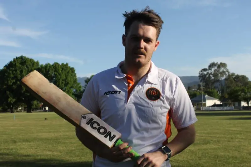 Ovens Valley United Cricket Club manager Tom Chettleburgh. PHOTO: Ashleigh Piles