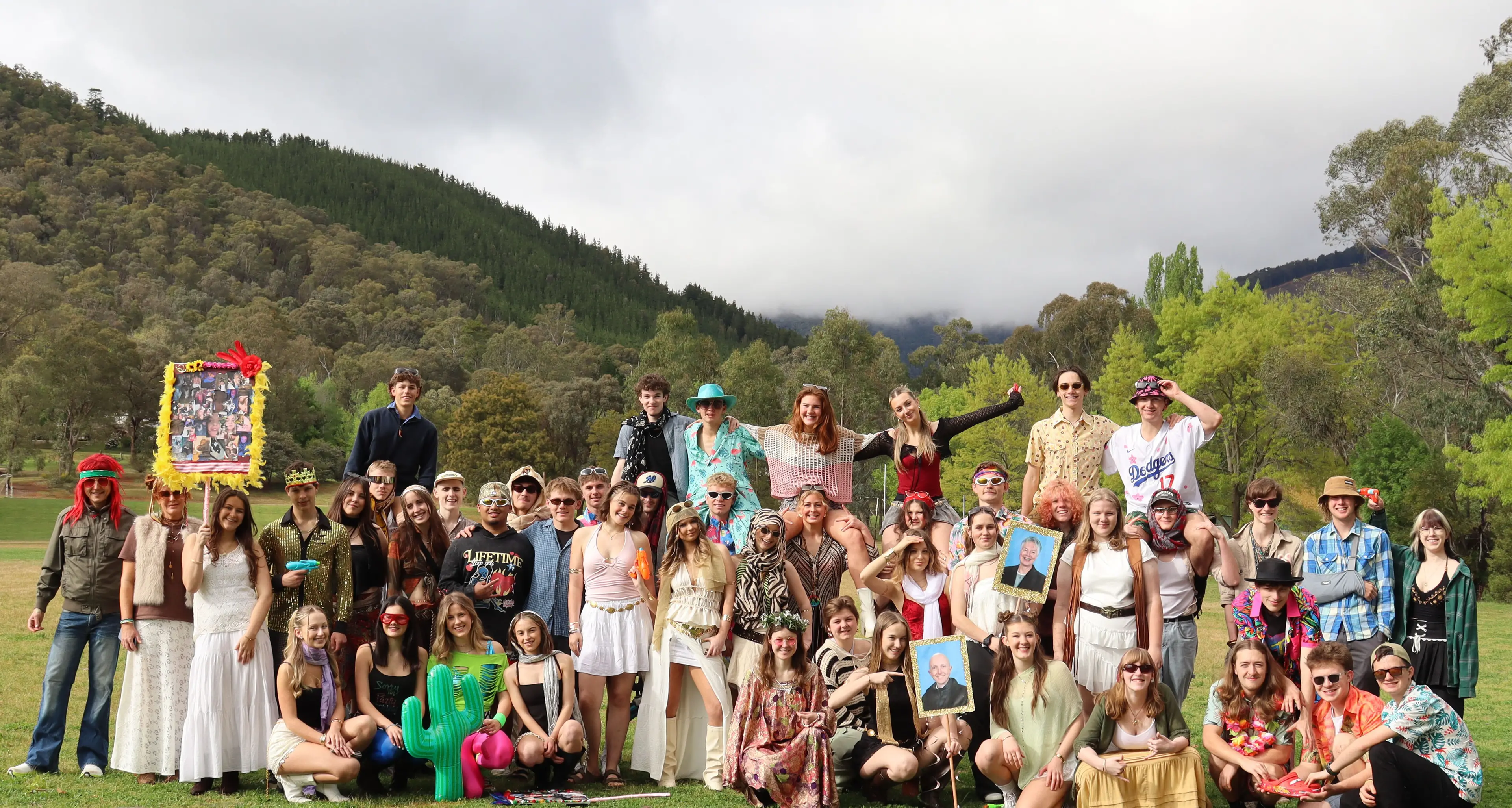 Bright P-12 College Year 12 students celebrated their final day at school