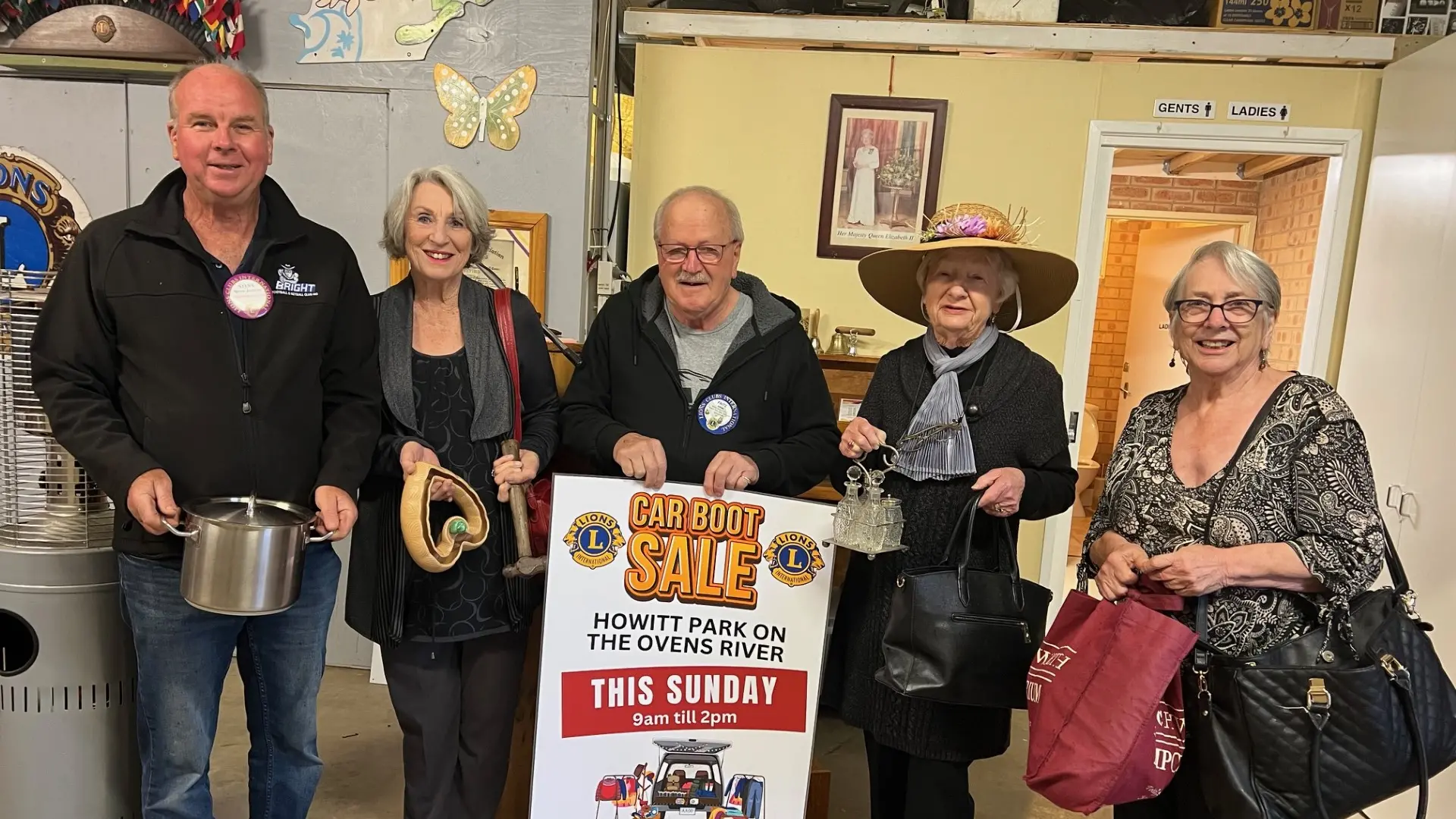 Lions lead the way with loads of loot for car boot sale