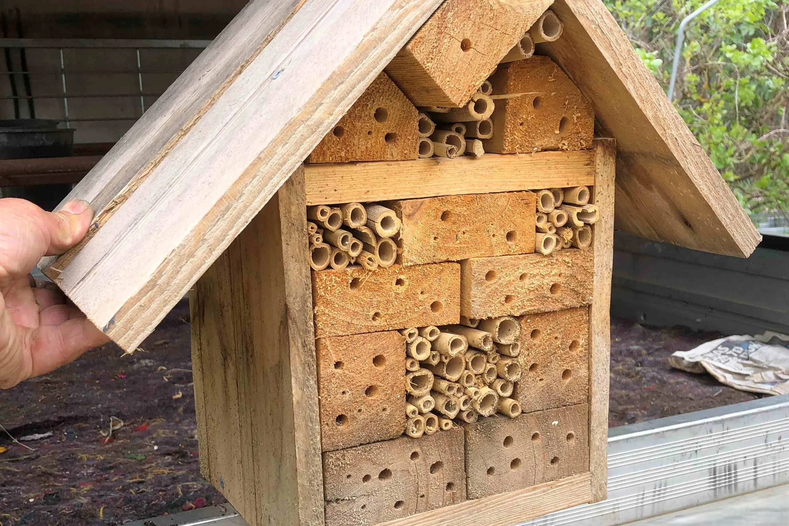 <p>HOME FOR BEES: People will be able to build their own bee hotel like this one at a public event in Myrtleford this Sunday.</p>\\n