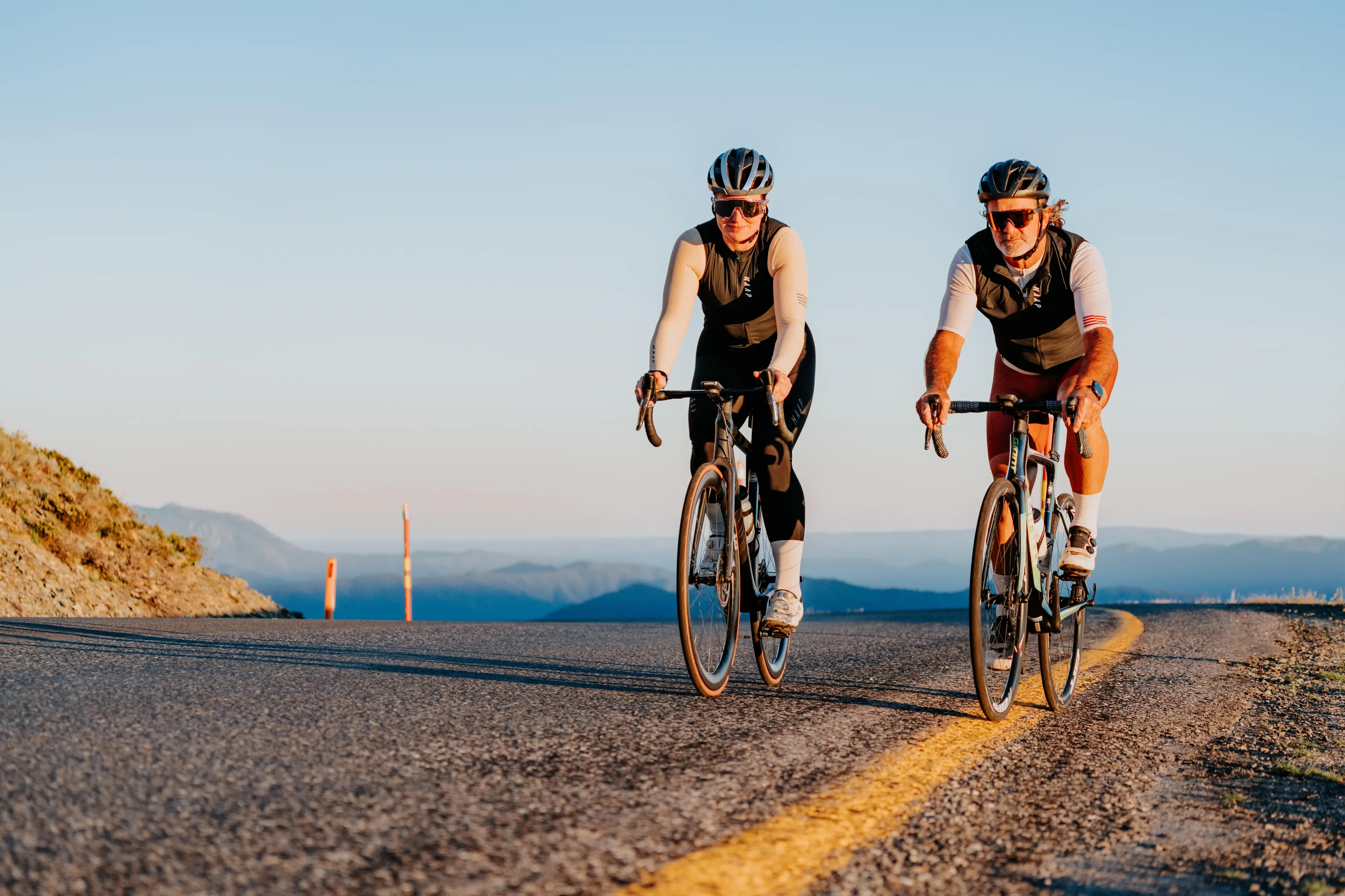 <p>SAFE PRACTICE: RoadSafe North East is encouraging shared respect between bike riders and motorists on our roads, especially the busy Great Alpine Road, with windy sections at Mt Hotham. PHOTO: Jack Arthur</p>\\n