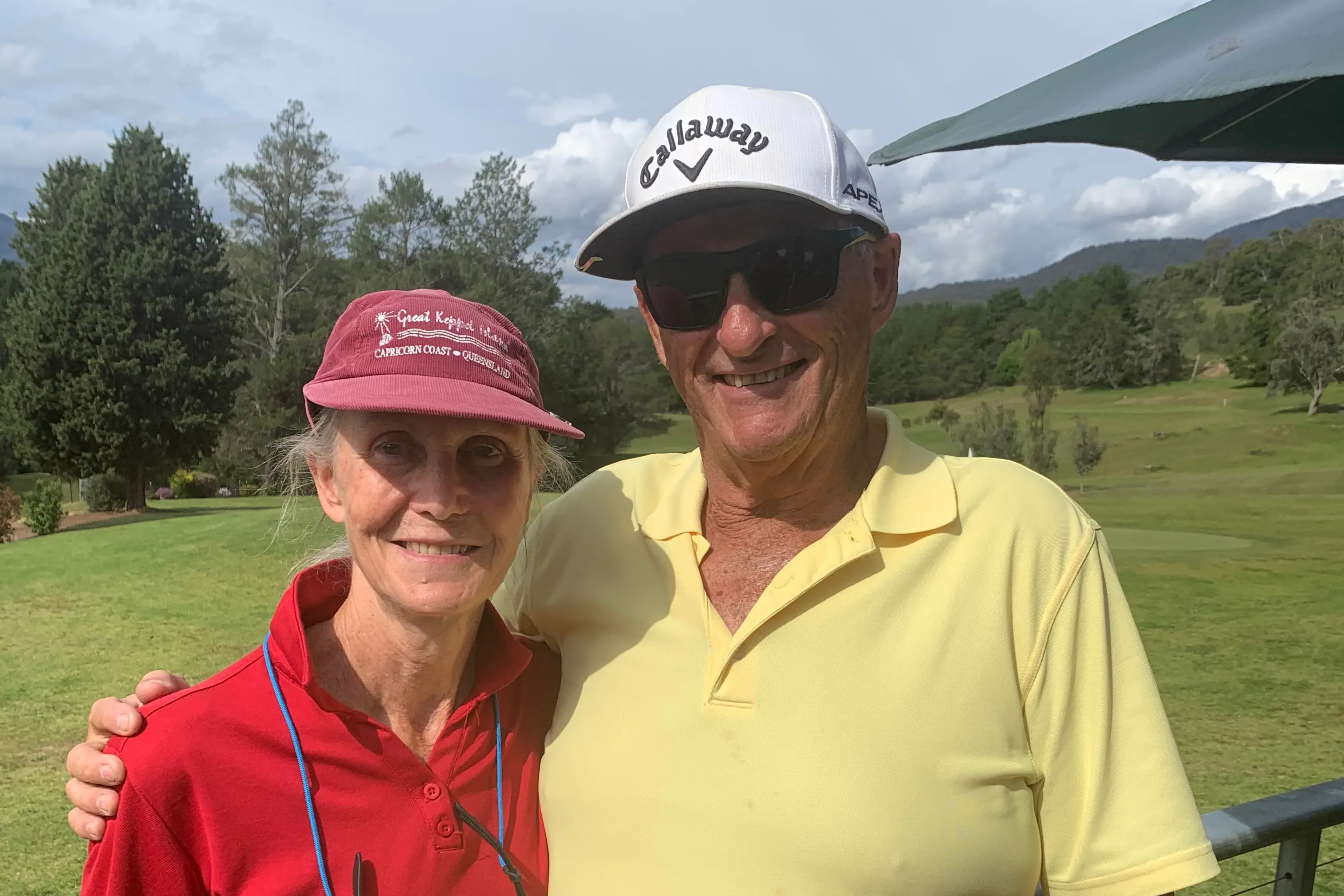 <p>DYNAMIC DUO: Gayle Jennings and Ross Rynehart took out the Saturday mixed foursomes event at Mount Beauty.</p>\\n