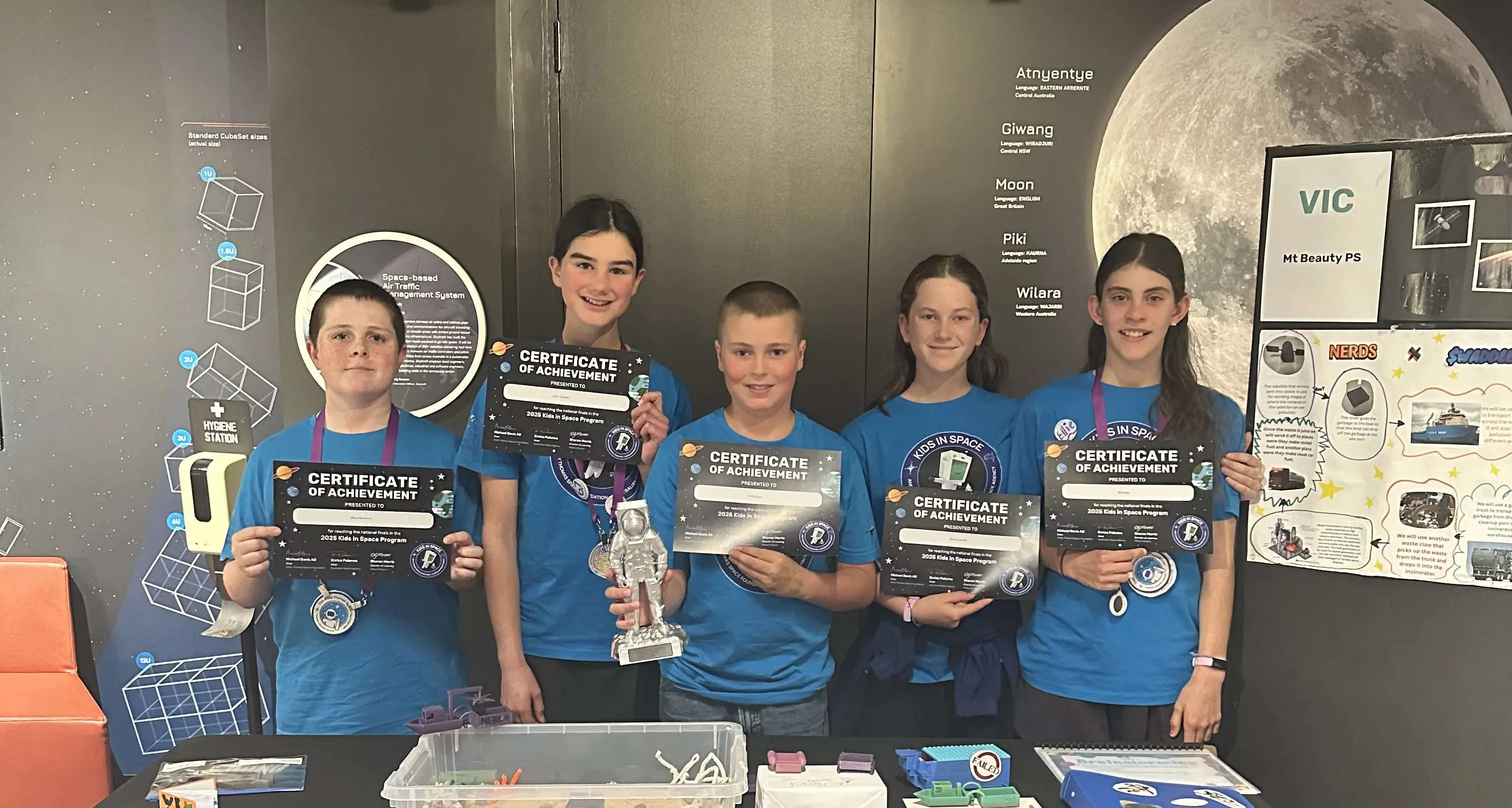 Mt Beauty Primary School runner-up in national space contest