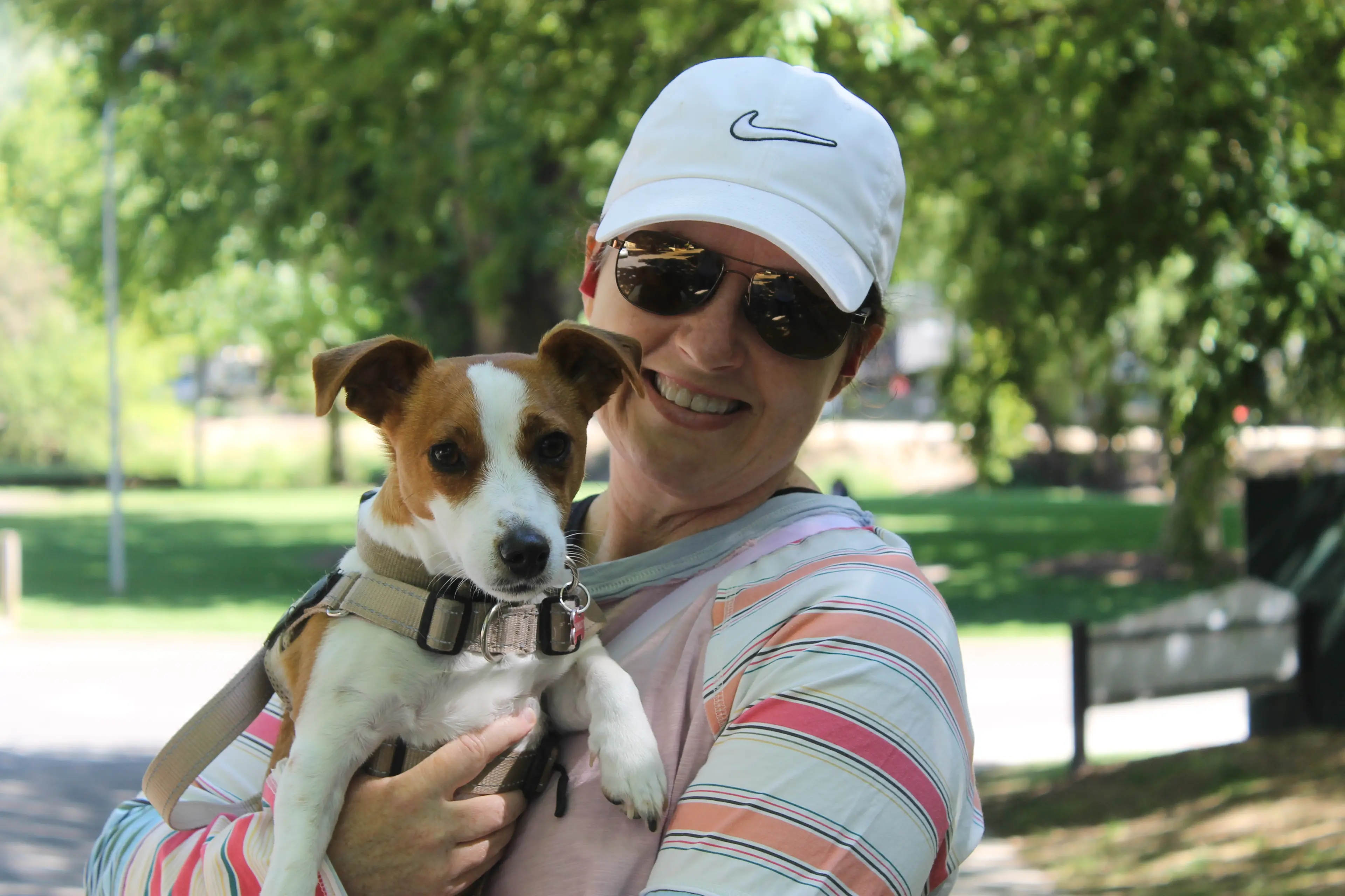 <p>Bright\\'s people around town: Gus the Jack Russell and Nicky Bradley.</p>\\n
