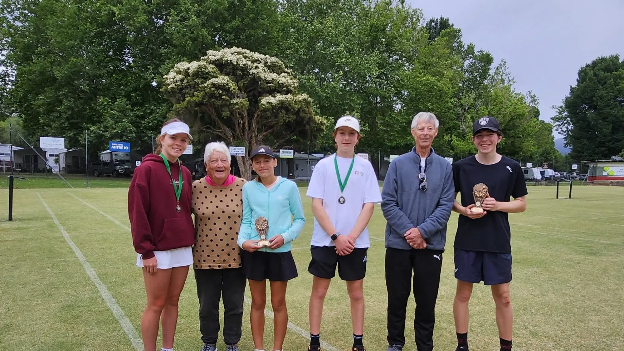 Tennis juniors fight for club championships