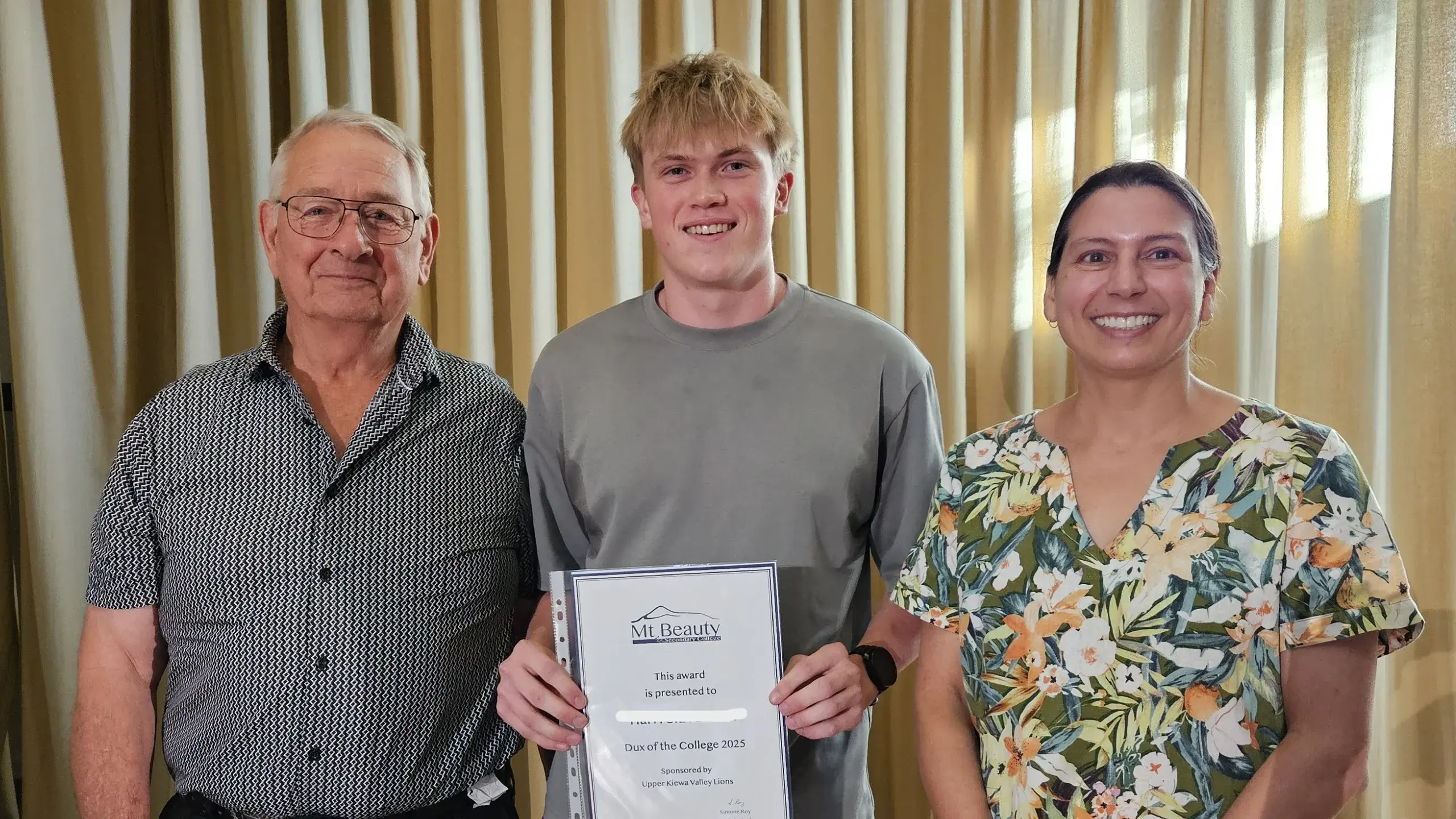 Harri top of the class for 2025