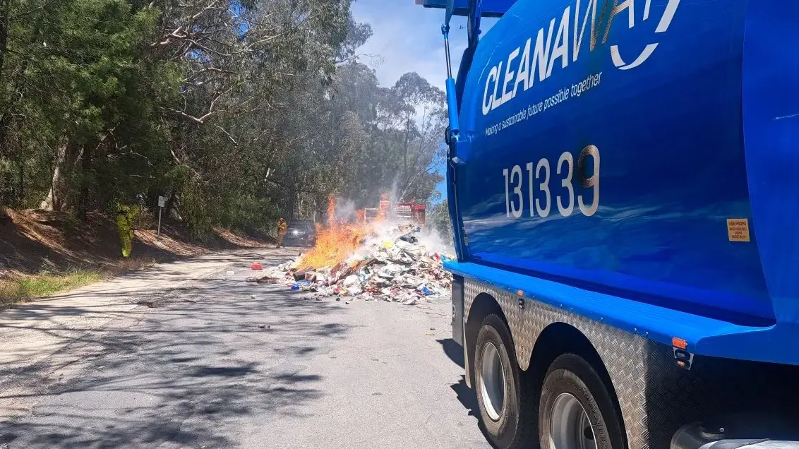 Truck fire sparks important reminder for dangerous waste