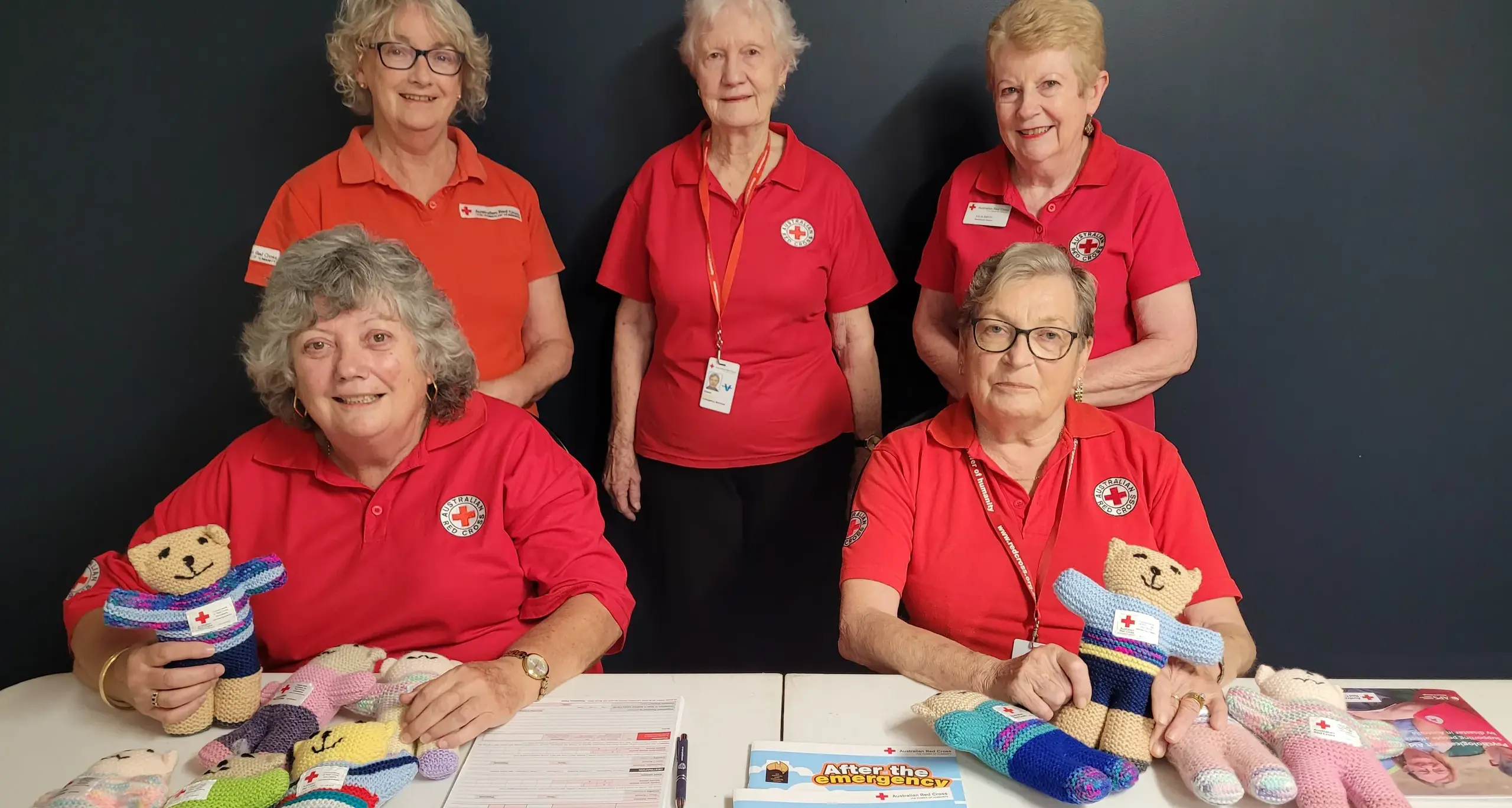 Local Red Cross trained volunteers give support during bushfires
