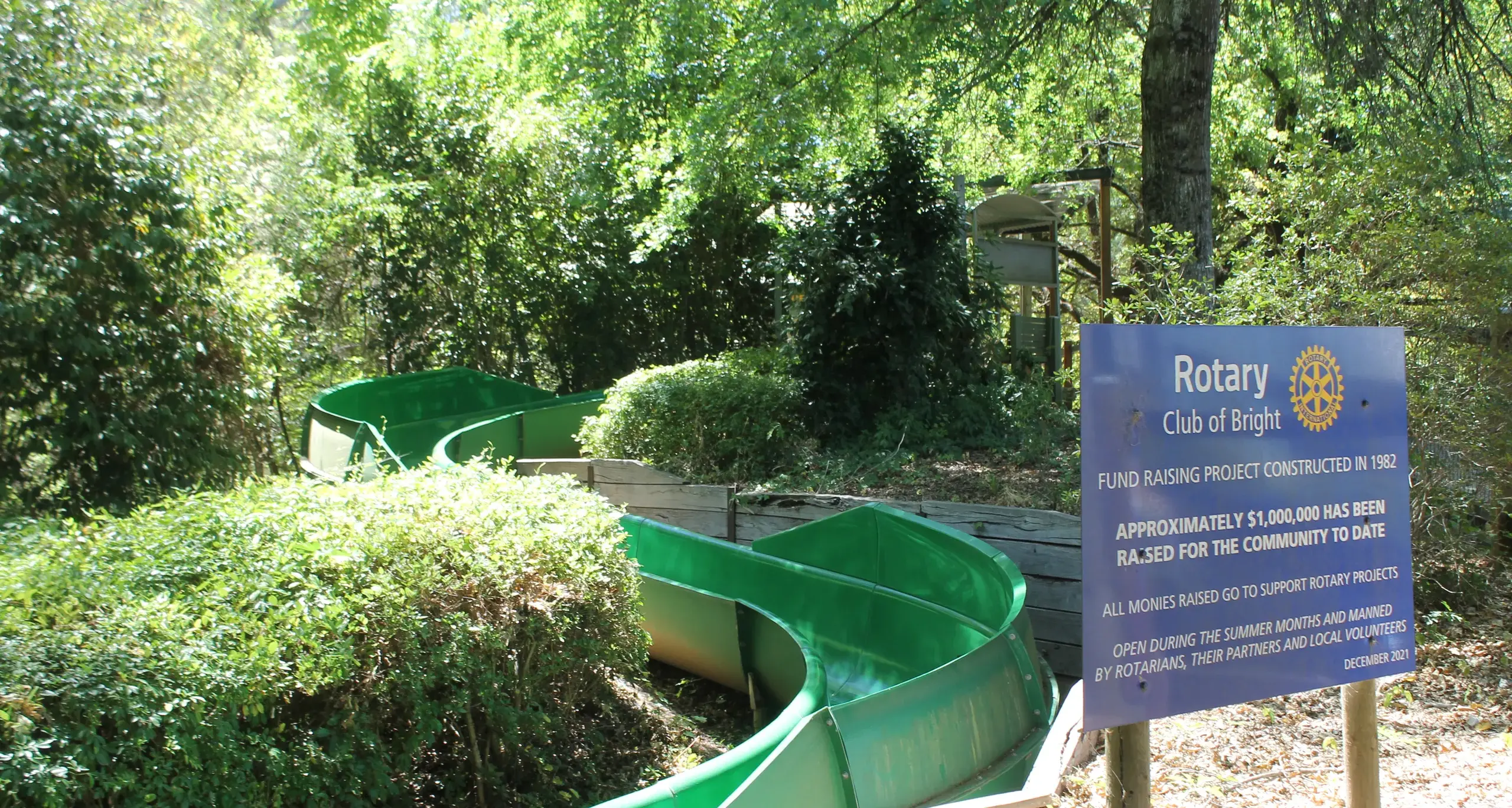 Summer slide success for Bright Rotary Club