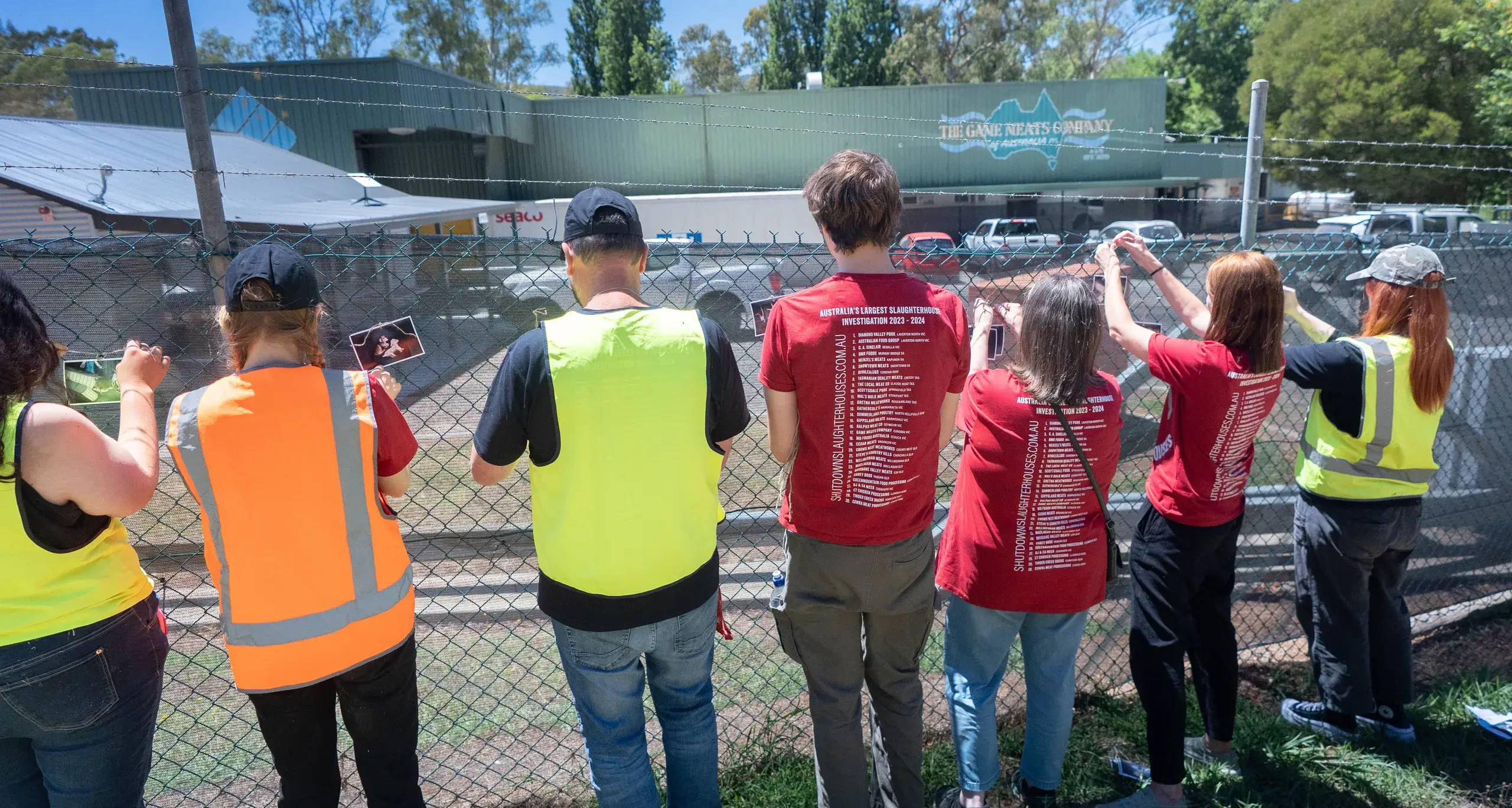 Protest at Eurobin slaughterhouse as High Court challenge looms