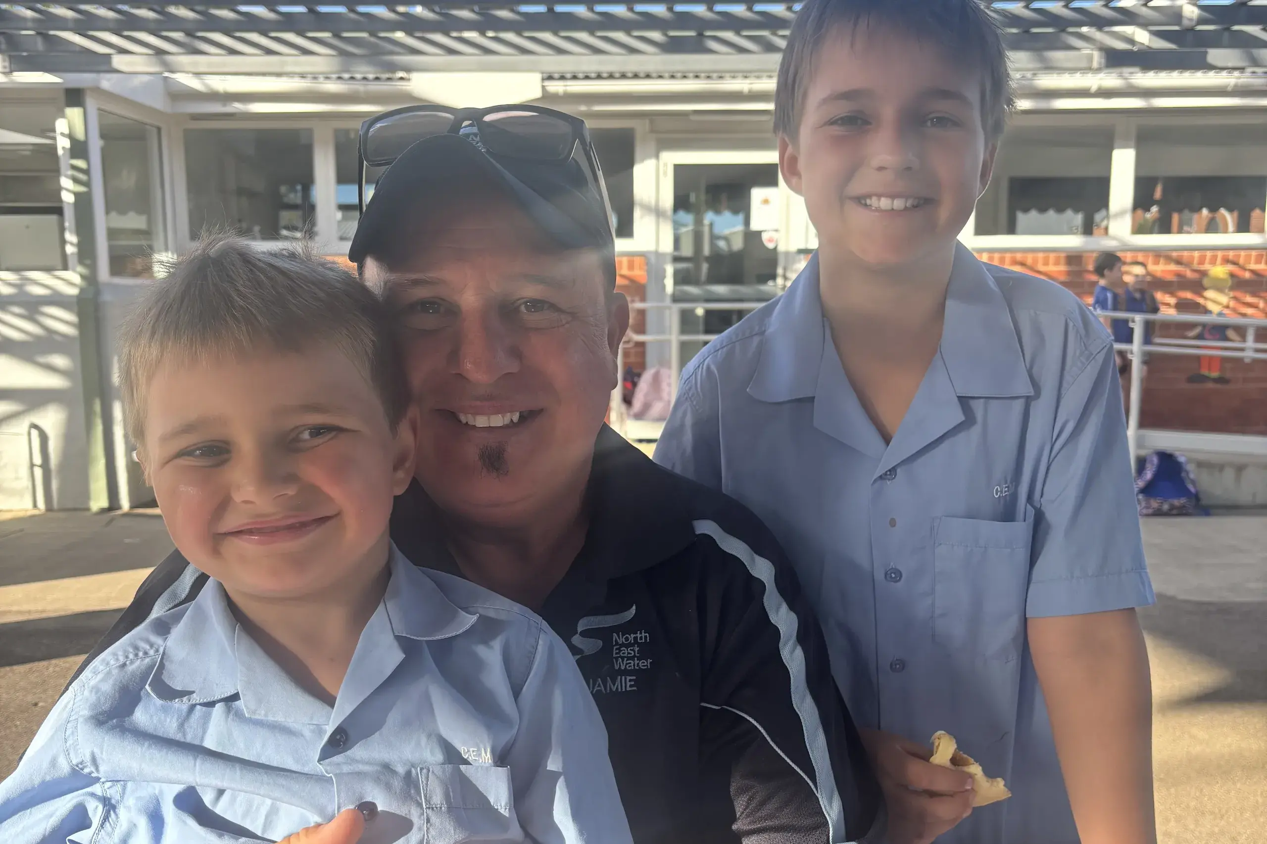 <p>MEMORABLE MEAL: (from left) Finn, Jamie and Archie Rossato spent Shrove Tuesday breakfast filling their tummies with tasty pancakes ahead of a busy day at school and work. PHOTOS: Jenny Zamperoni</p>\\n