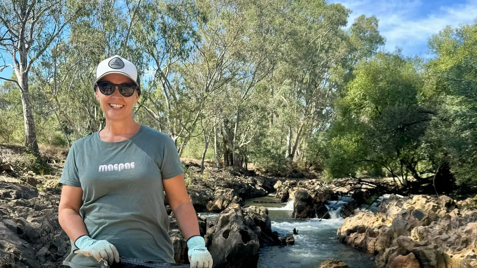 Clean up Australia Day working bee in Myrtleford on Sunday