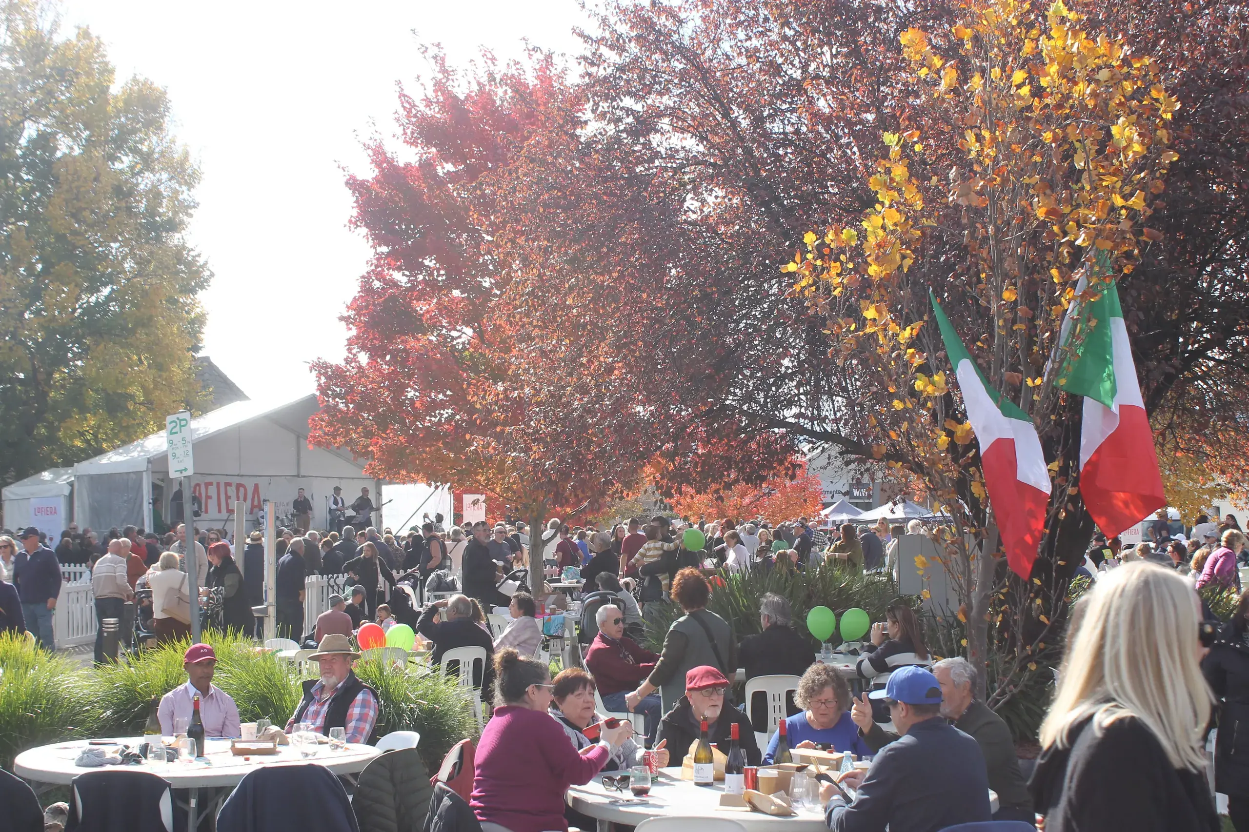 <p>PACK INTO THE PIAZZA: This May, Myrtleford will once more be inundated with Italian families and fans as they celebrate La Fiera for the 18th time. PHOTO: Phoebe Morgan</p>\\n