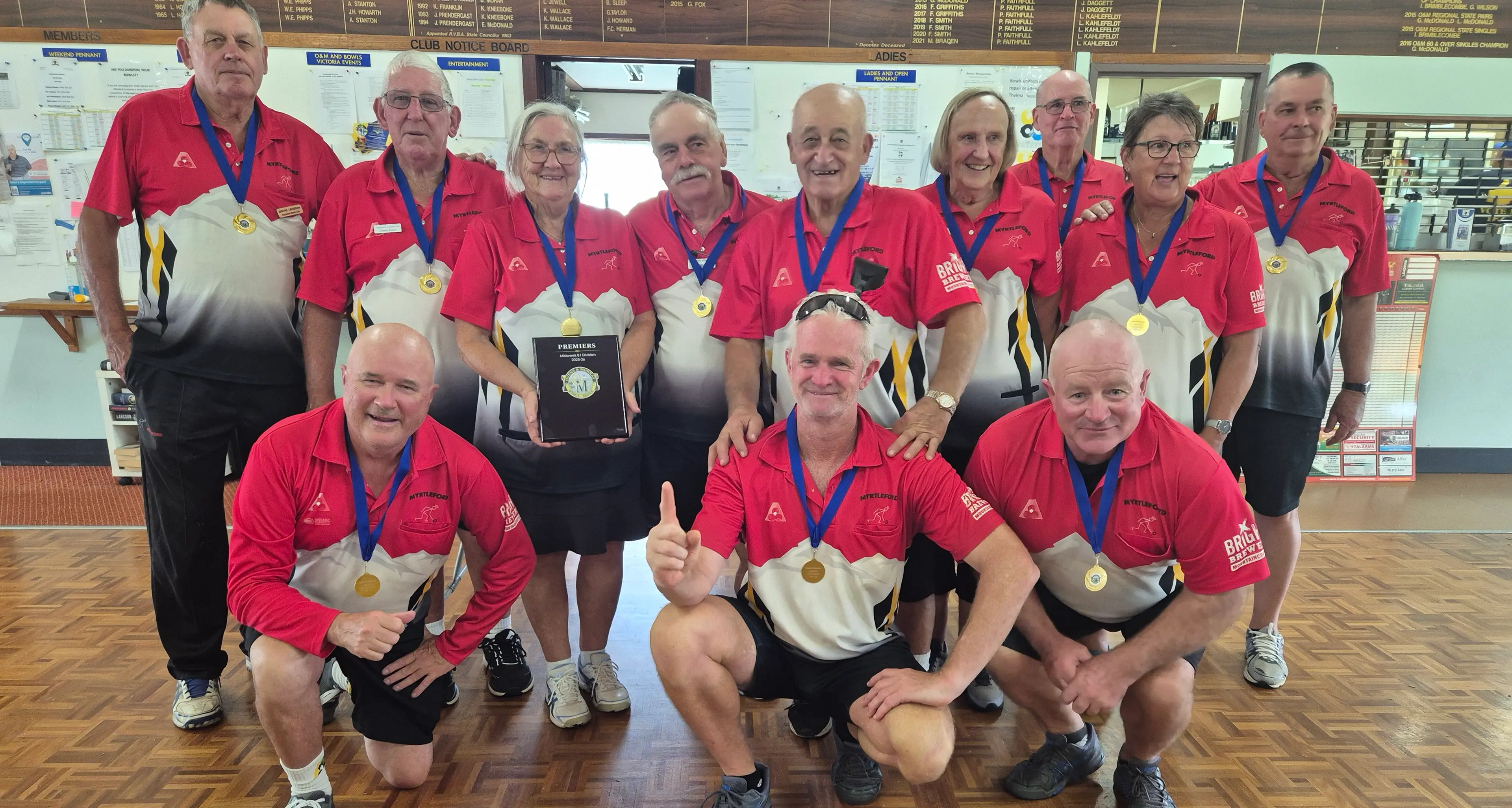 Myrtleford claims bowls double crown
