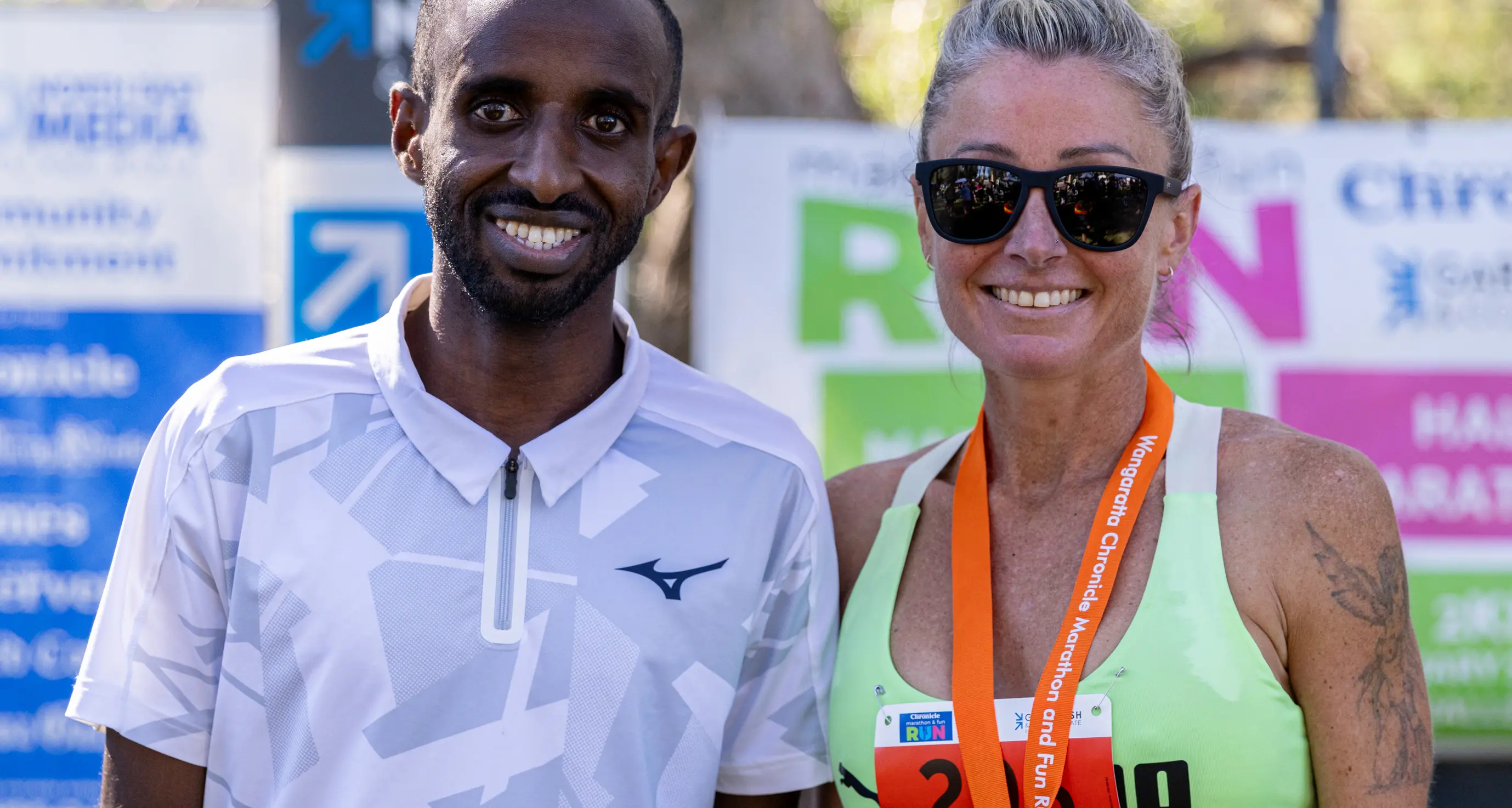 Abdi, Hayley defend their Wangaratta Marathon titles