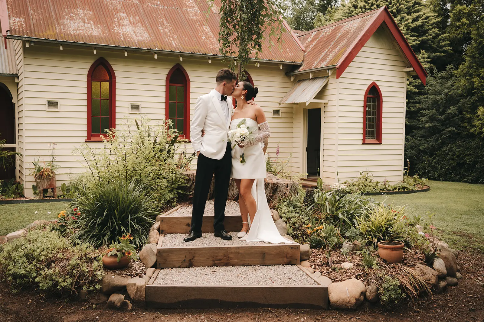 <p>MARRIAGE MAGNET: Will and Riyani Pearce were the first newlyweds to tie the knot at the Eurobin Church, late last year. PHOTO: Francesca Whyte Photography</p>\\n