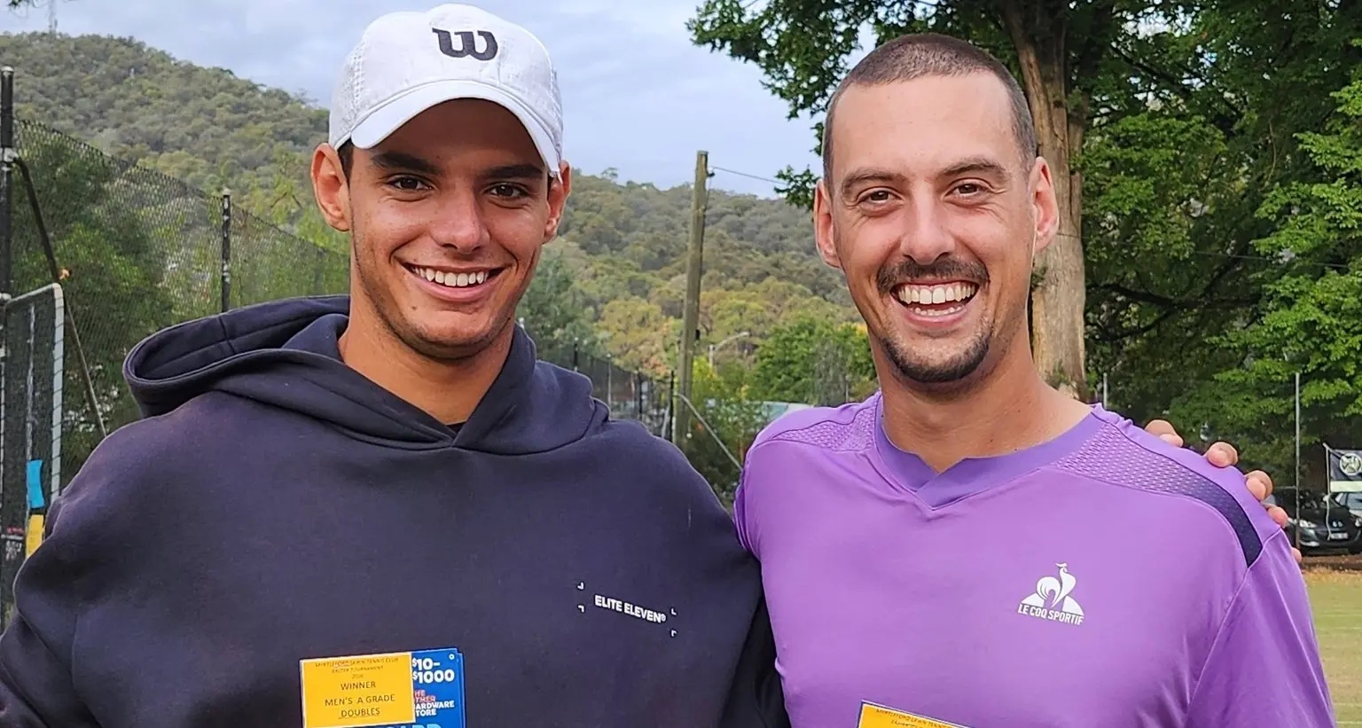 Courts chockers as tennis tournament returns to town