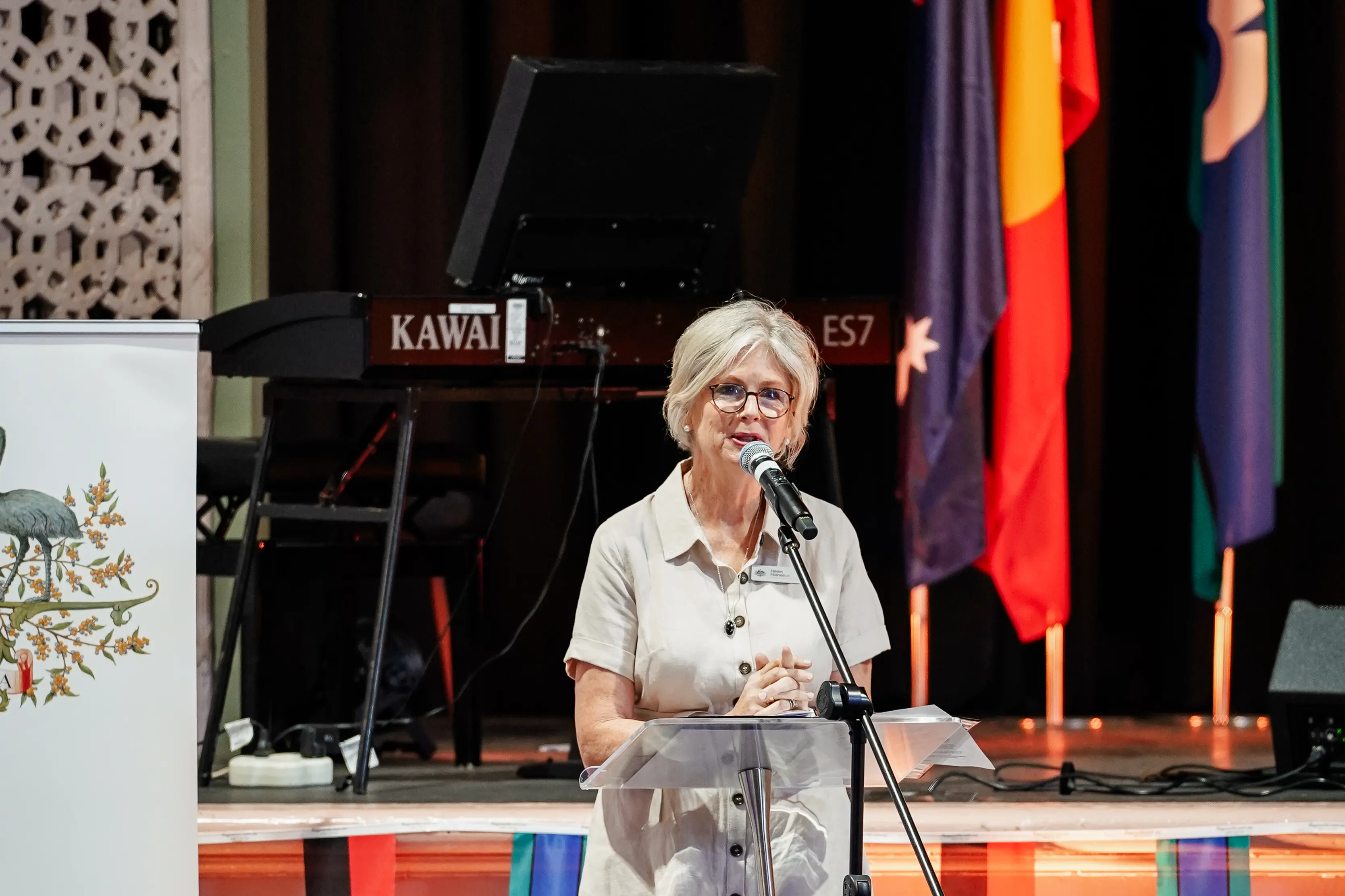 <p>EVIDENCE BASED POLICY NEEDED: Indi MP Helen Haines, pictured at an Australia day ceremony at Benalla, has criticised the Coalitions new immigration policy as being divisive.</p>\\n