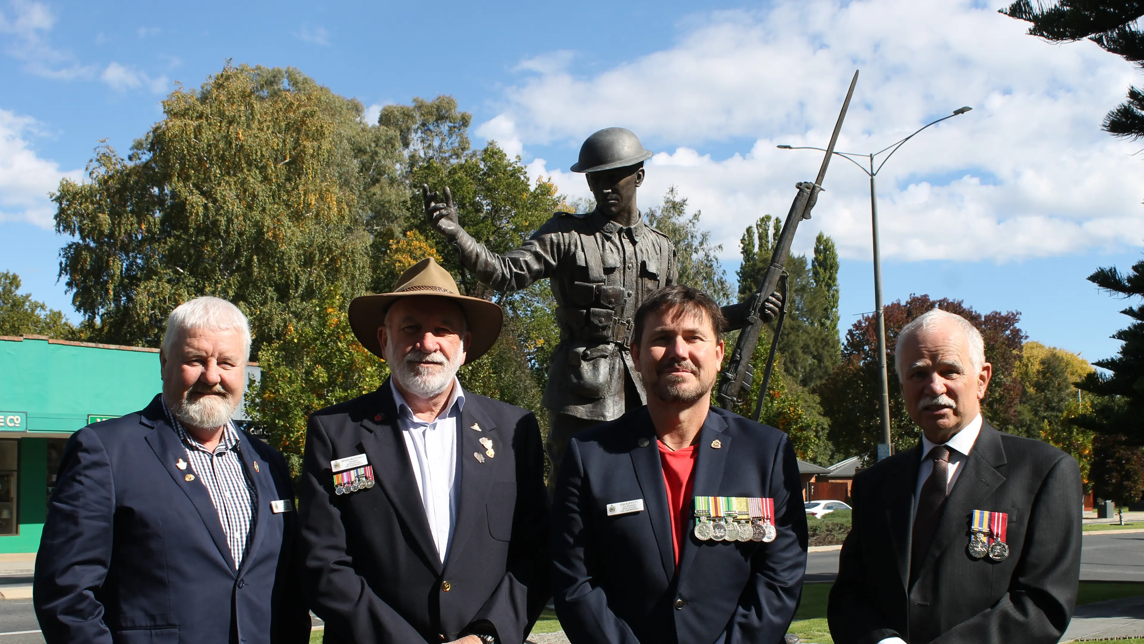 Services for Myrtleford's ANZAC Day commemorations