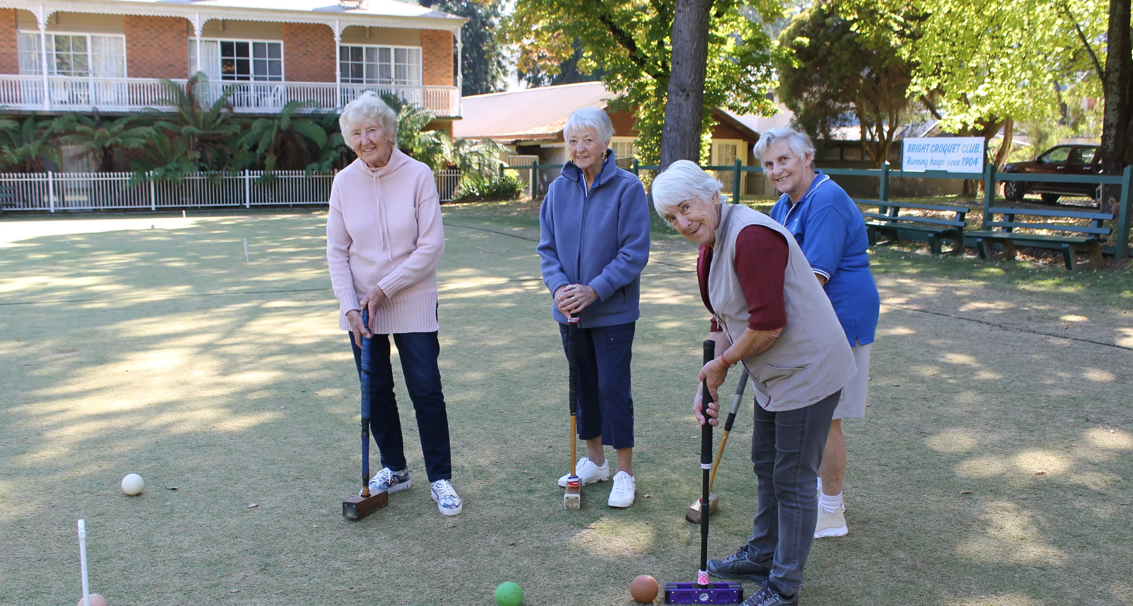 Bright Croquet Club gets green ready to welcome guests