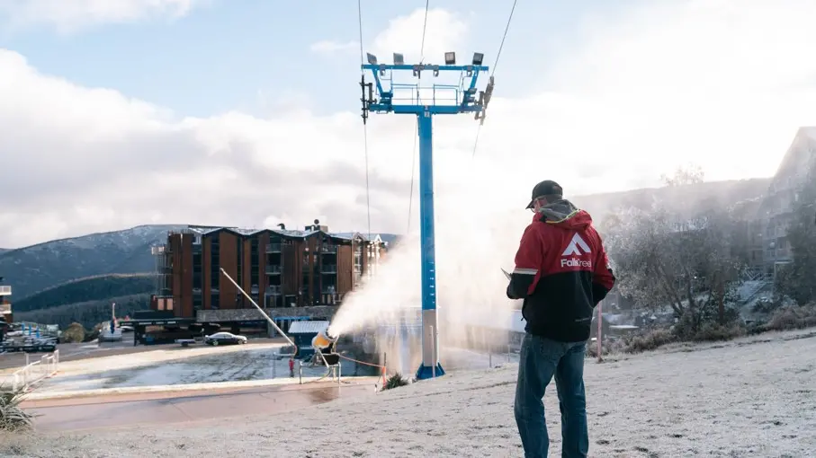 Fresh snow and snow-making signal one month to opening weekend at Falls Creek and Hotham