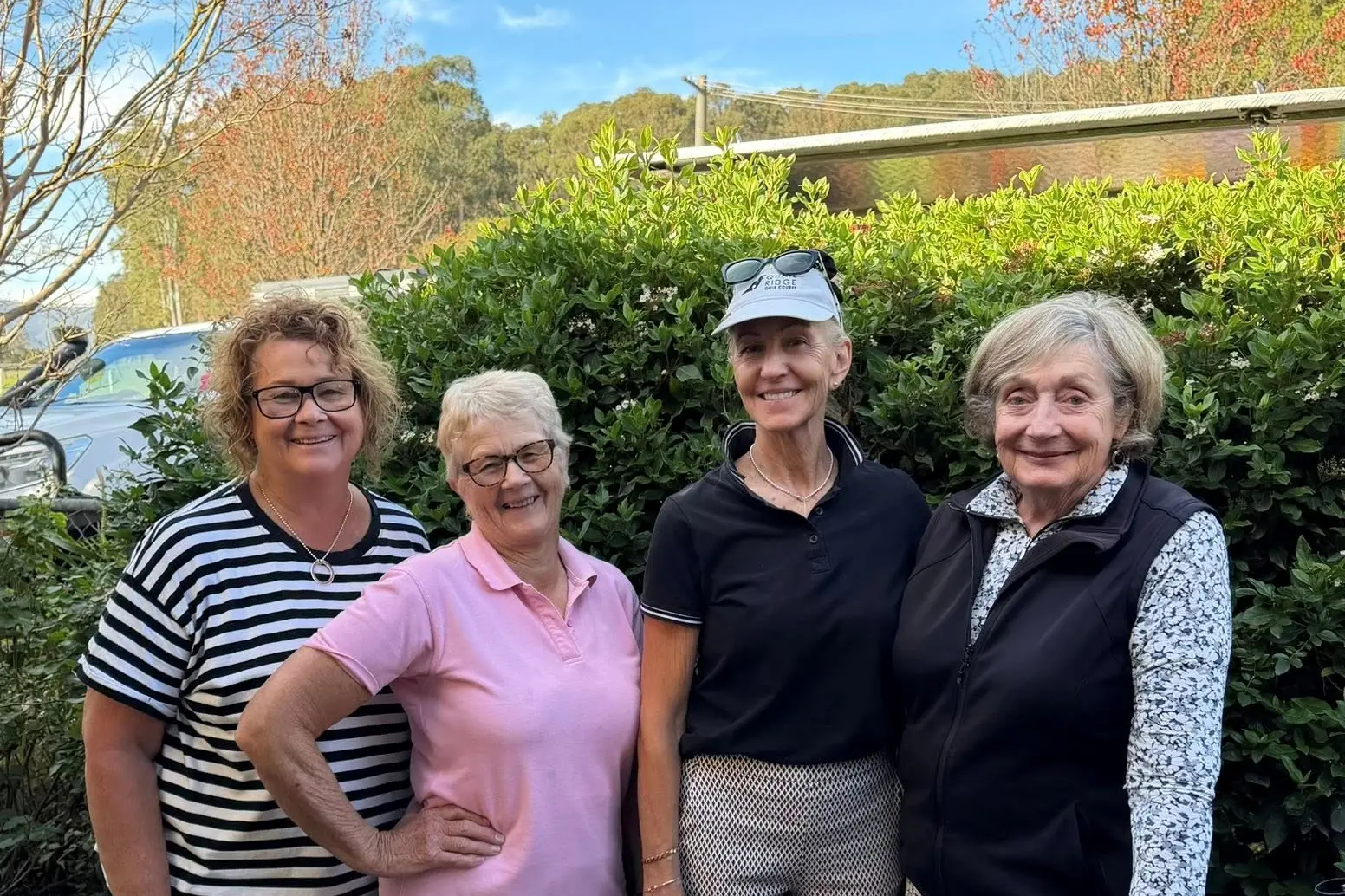 <p>WELL PLAYED: Denise O\\'Donohue, Faye McLees, Liz Orton, Jan Roseby played well at Myrtleford last week.</p>\\n