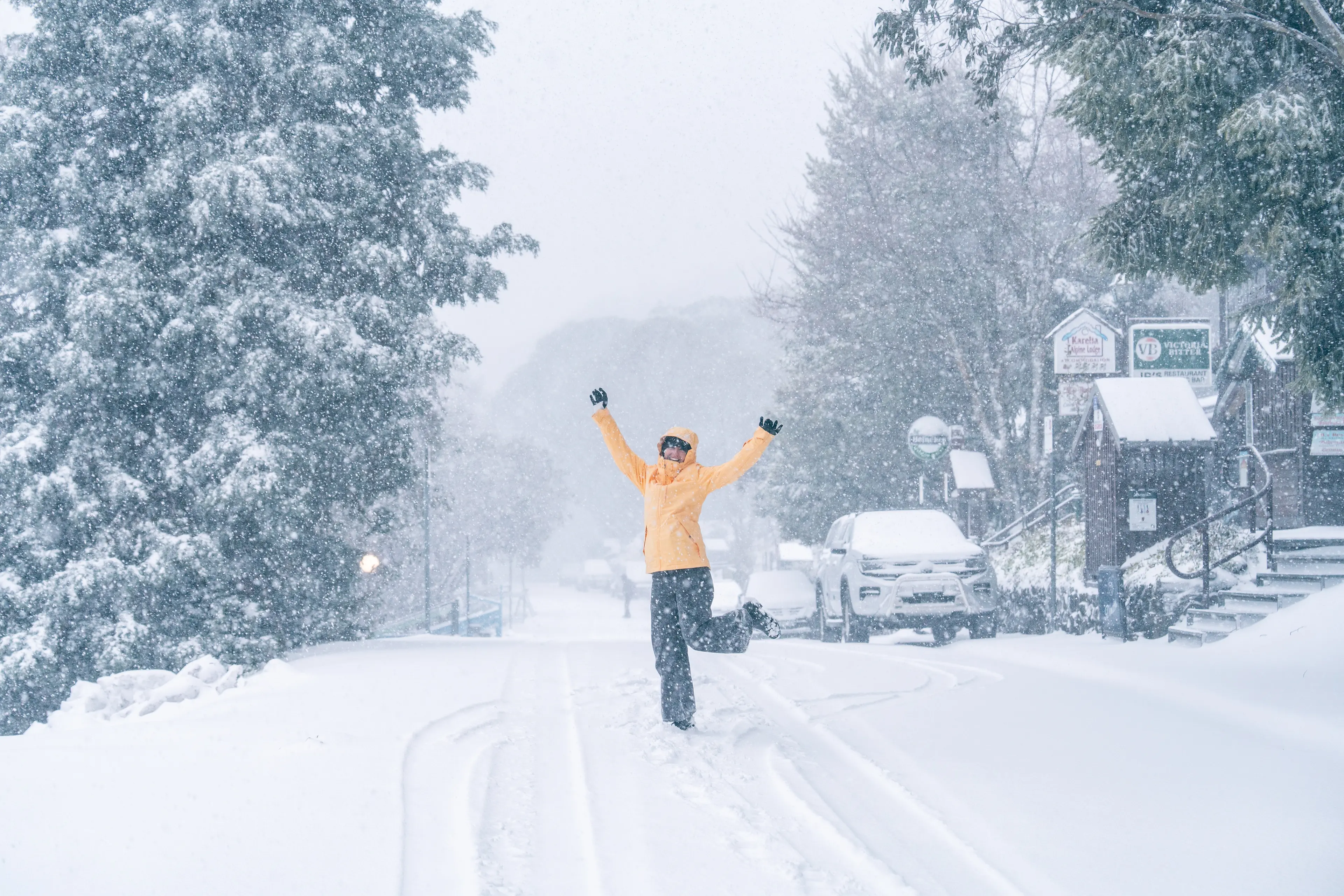 Snowy start to the season at Falls Creek!