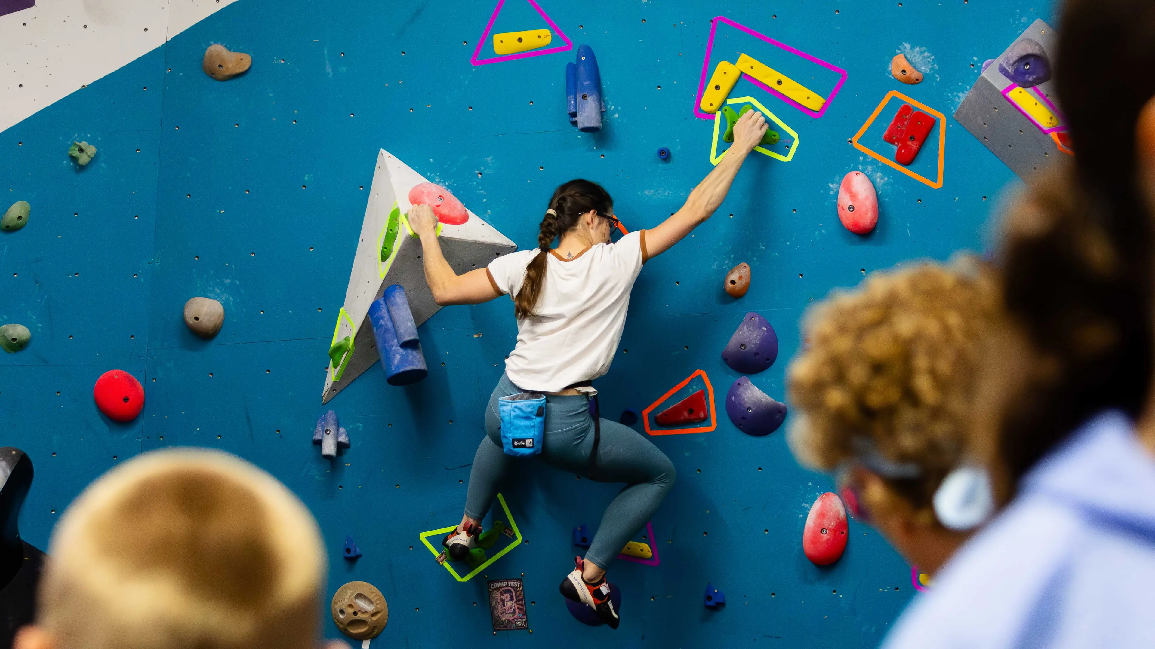 Climbers compete in Buffalo Boulders' Crimp Fest