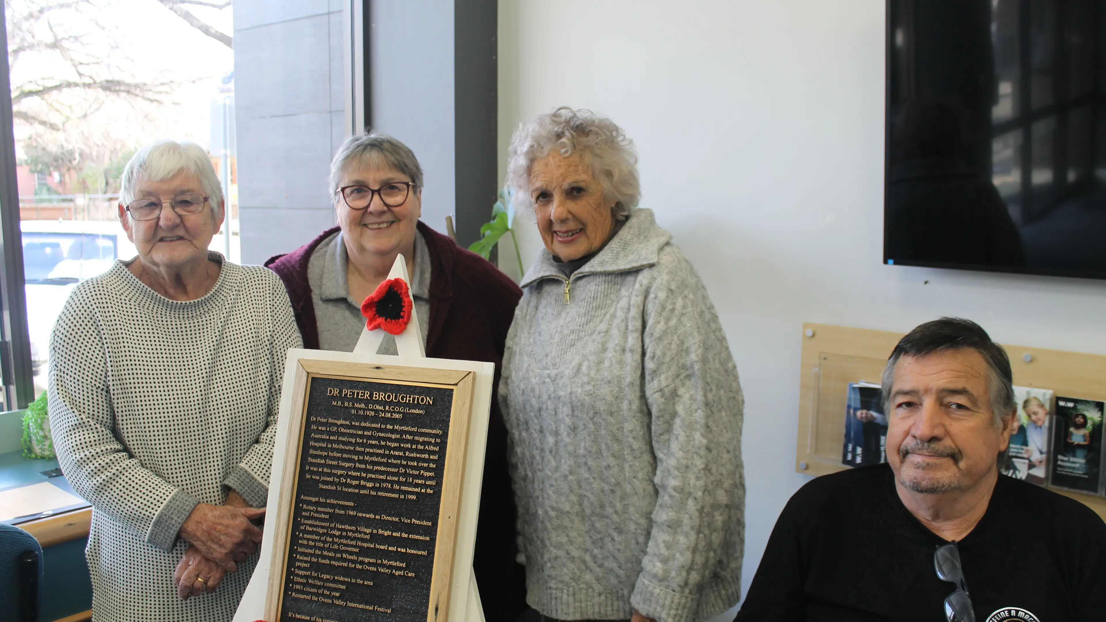 Beloved Dr Broughton to be immortalised in bronze
