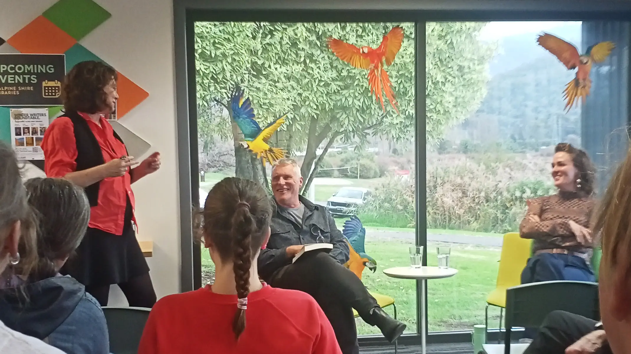 Authors' novel visit inspires aspiring writers