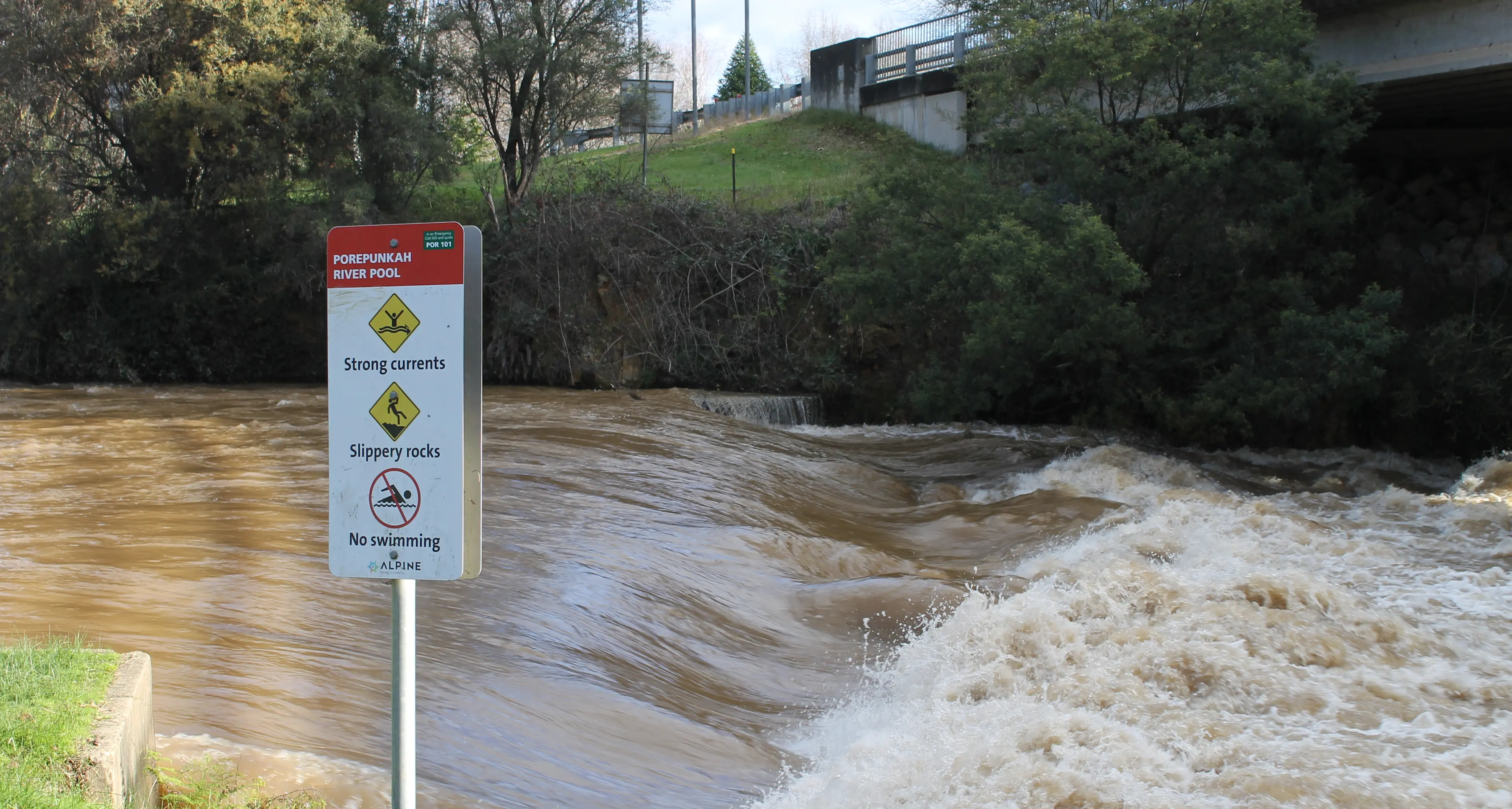 Trees down, land slips and flooding as rainfall soaks Alpine Shire