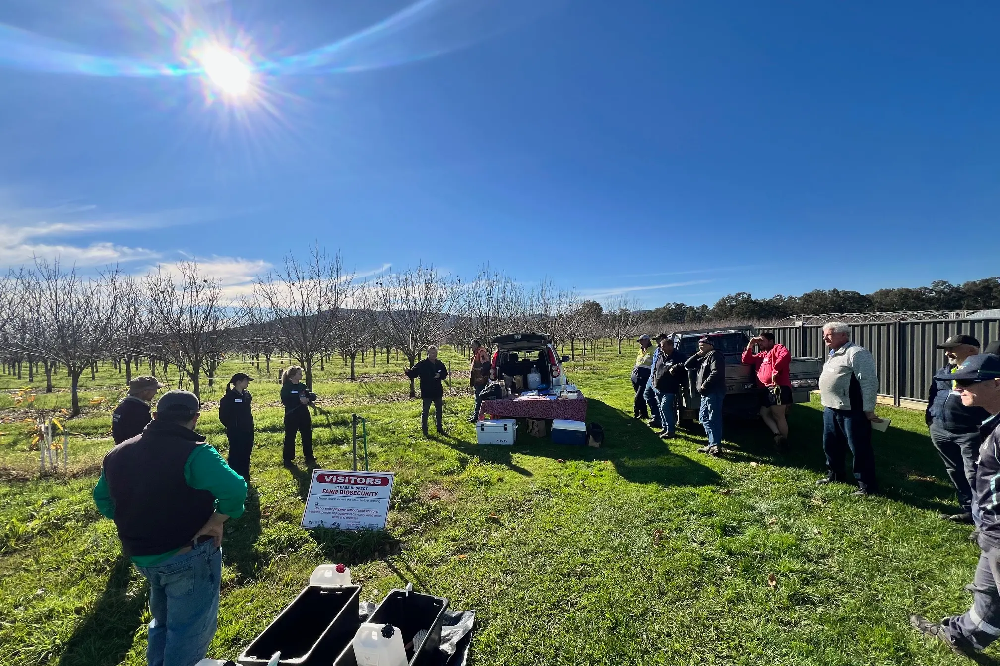 <p>LEARNING LANDSCAPE: A irrigation workshop conducted by Chestnuts Australia in Myrtleford last week attracted 17 growers. PHOTO: Chestnuts Australia</p>\\n