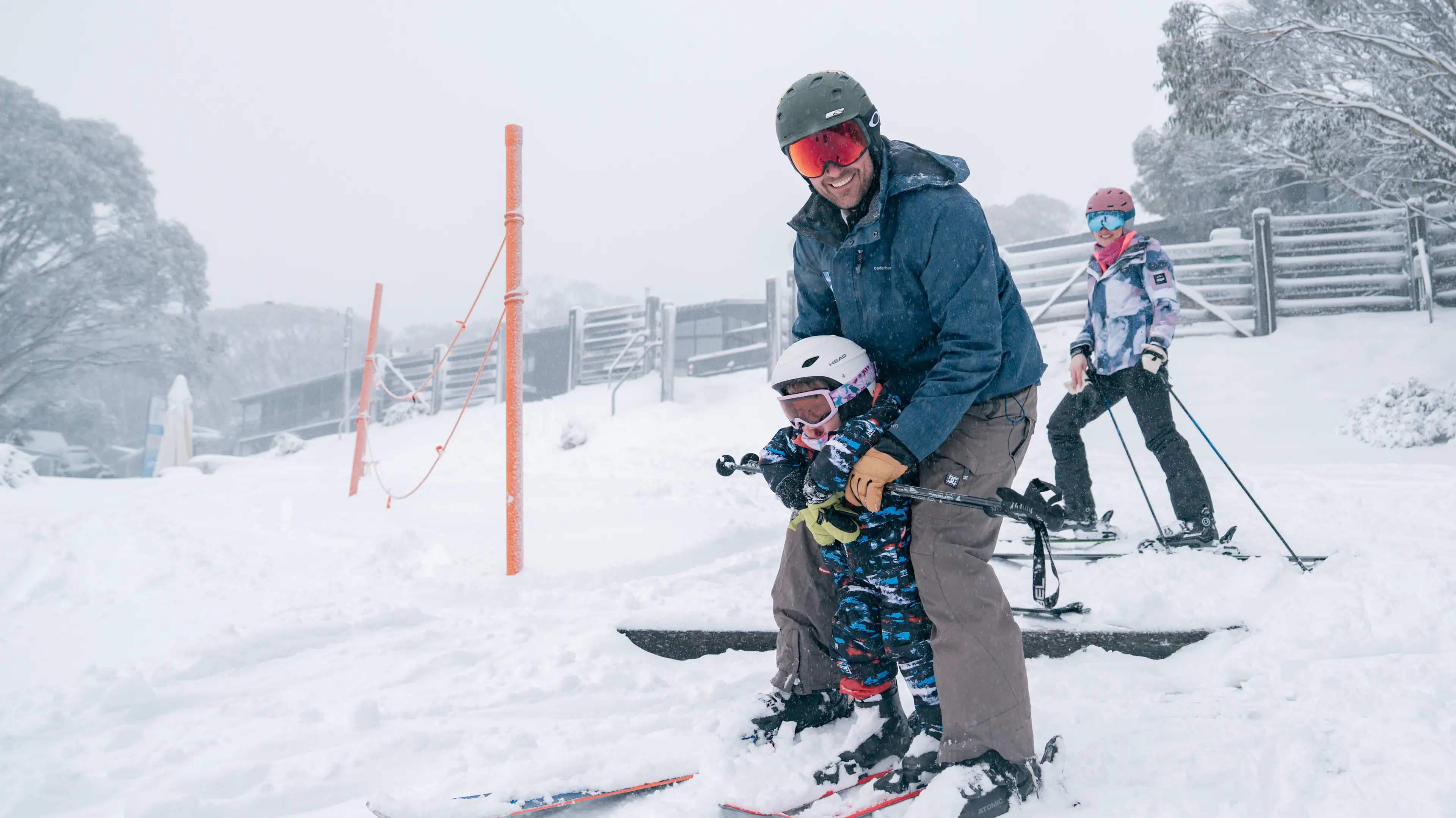 Fresh snowfalls add to school holiday excitement