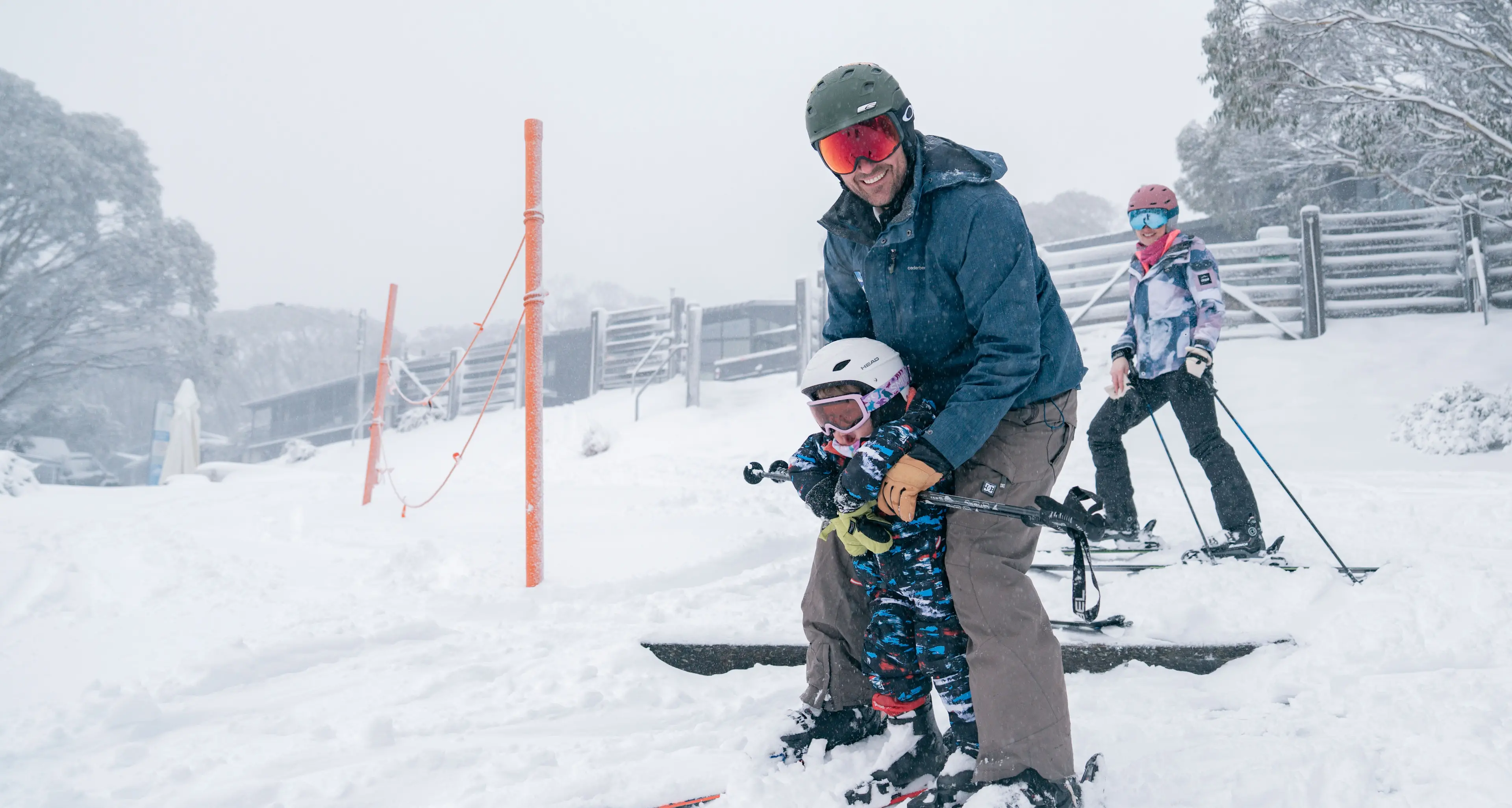Fresh snowfalls add to school holiday excitement