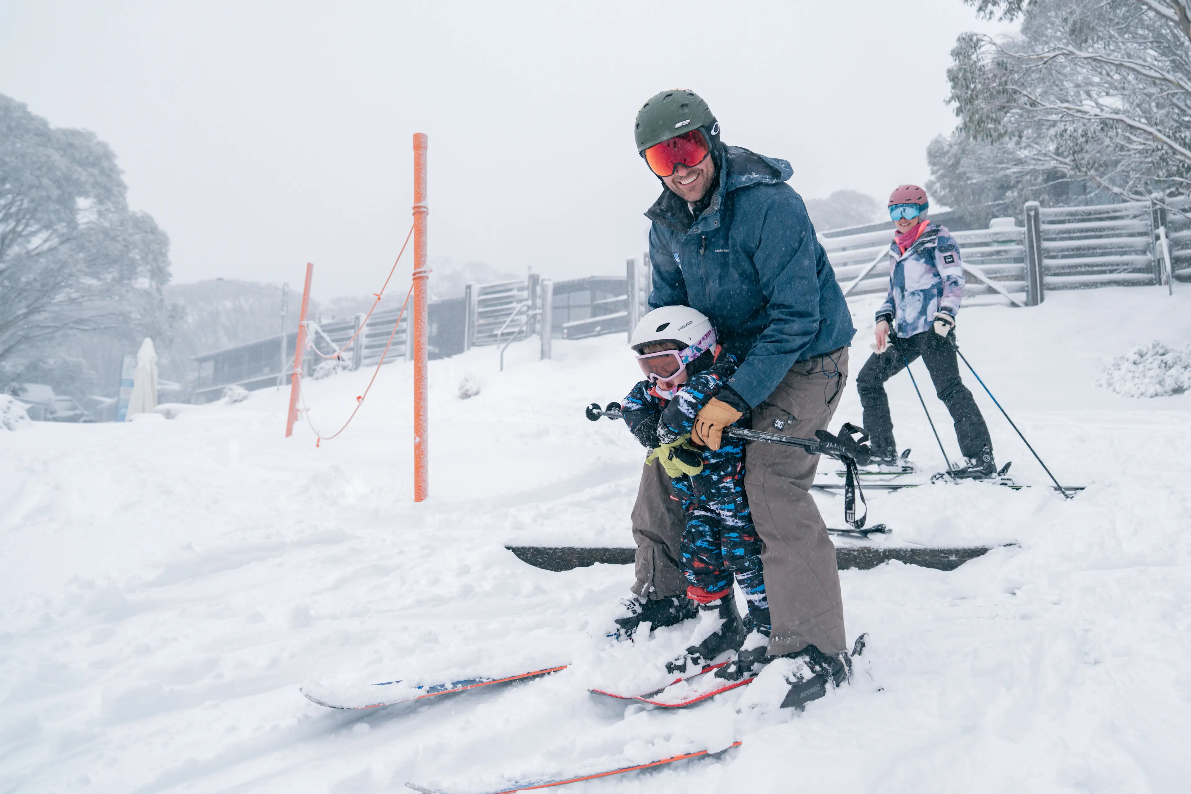 Fresh snowfalls add to school holiday excitement
