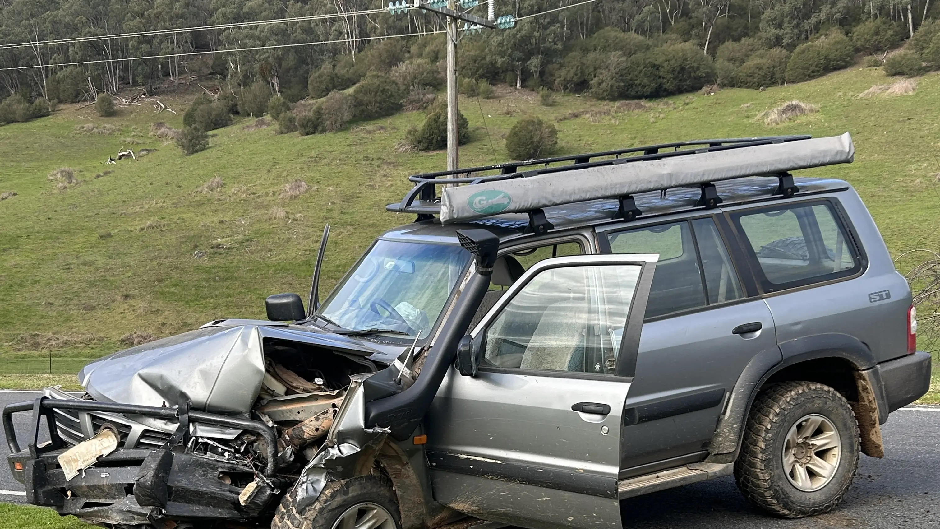 Head-on collision on Buffalo River Road