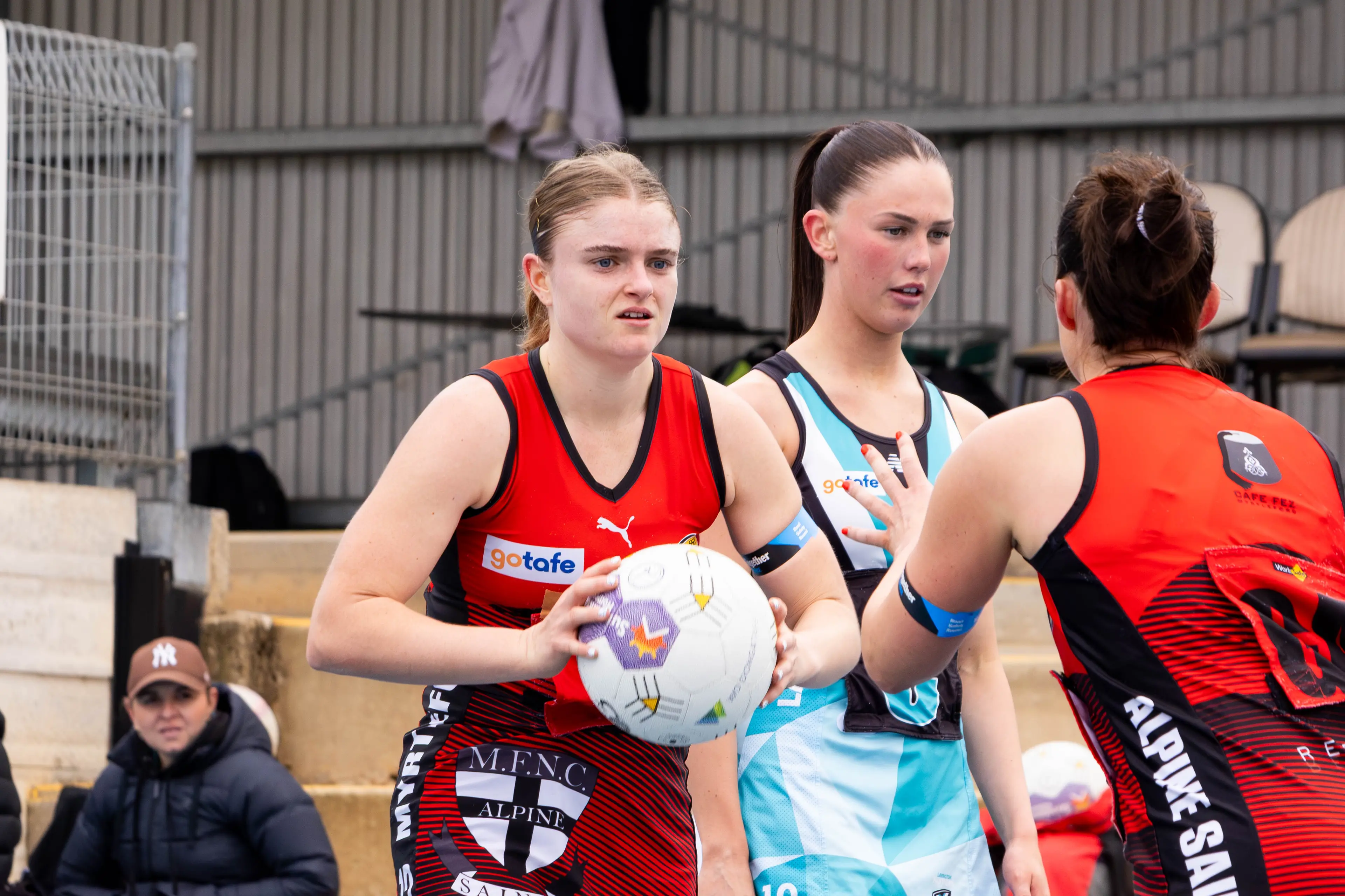 <p>IN FORM: Jorja Reidy, pictured in last week\\'s match against Lavington, produced her best game of the year in the Saints\\' six-goal win over Corowa. PHOTO: Lauren Morgan</p>\\n