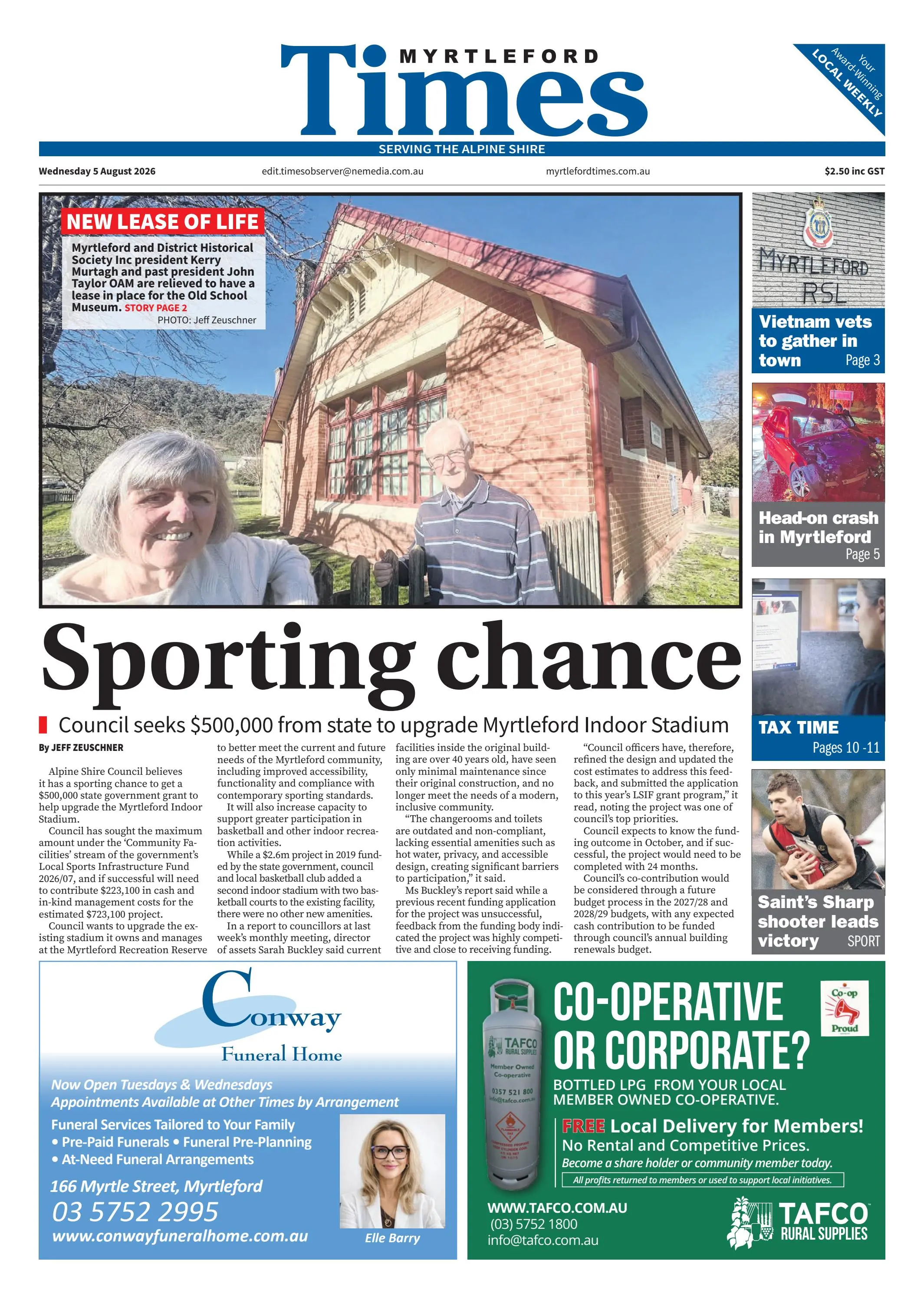 Myrtleford Times, August 5, 2026