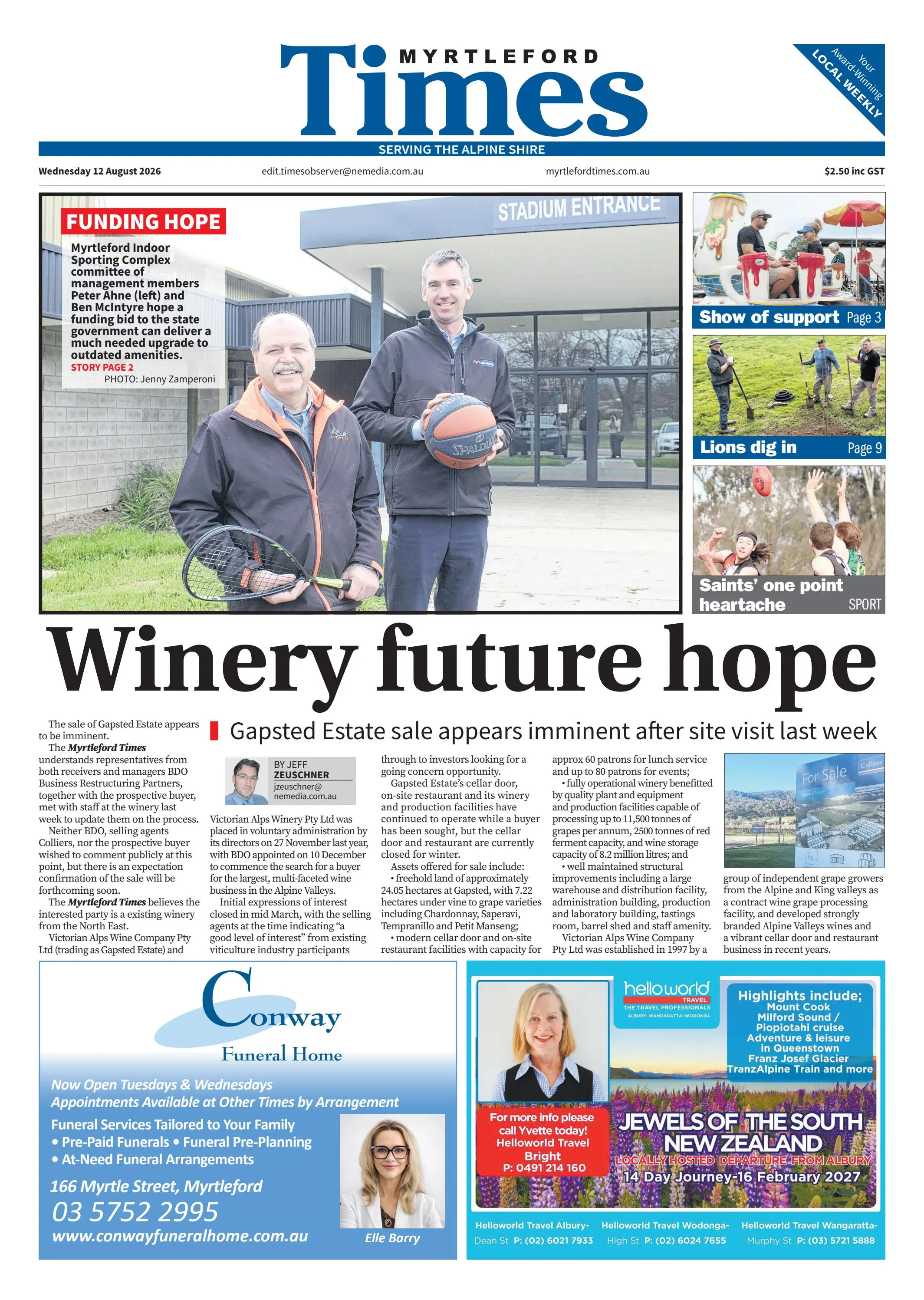 Myrtleford Times, August 12, 2026