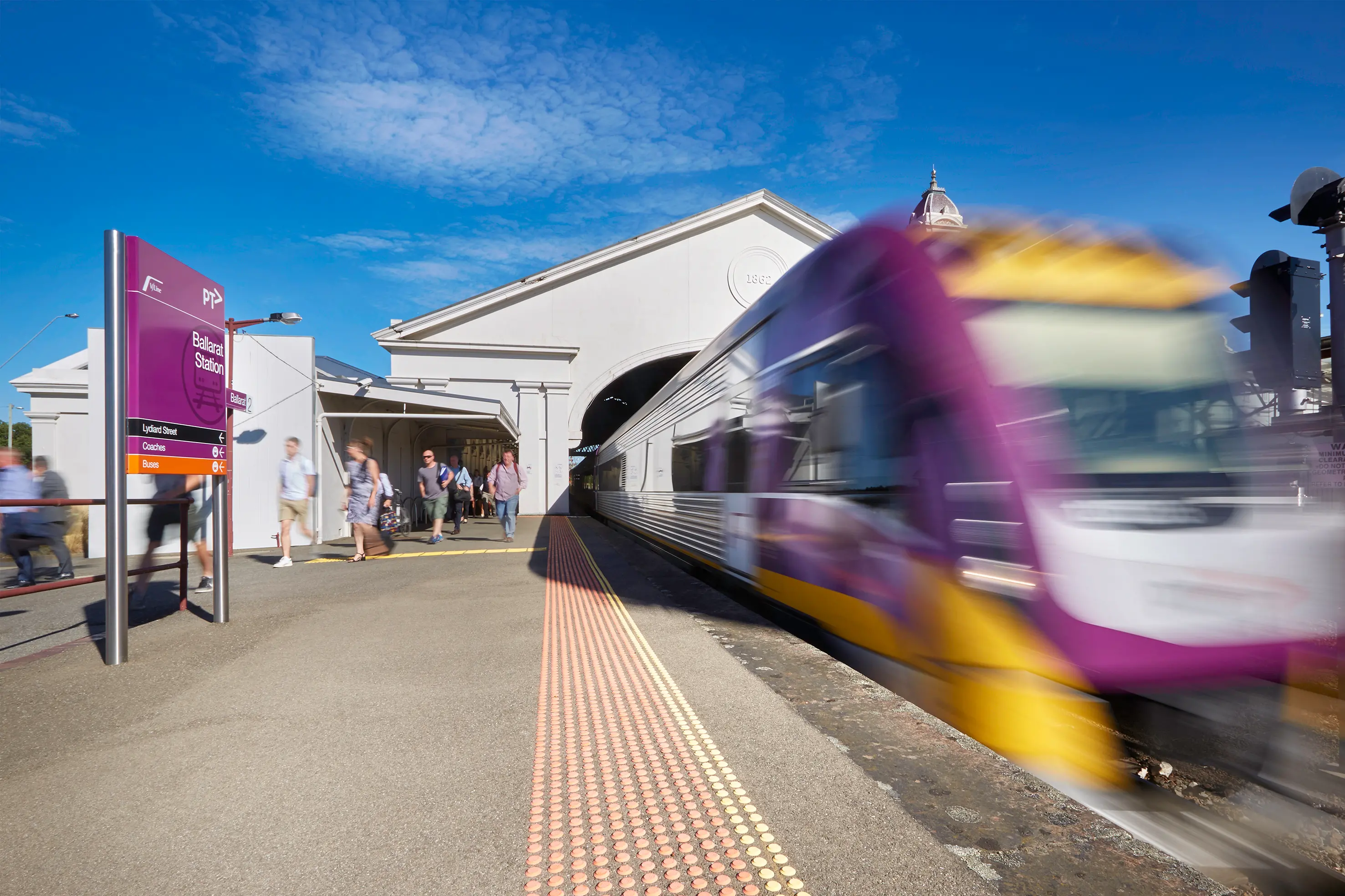 <p>JUST TAP IT: North East rail commuters will be able to have the convenience of using their bankcard, phone or smartwatch to pay for travel on V/Line. PHOTO: V/Line</p>\\n