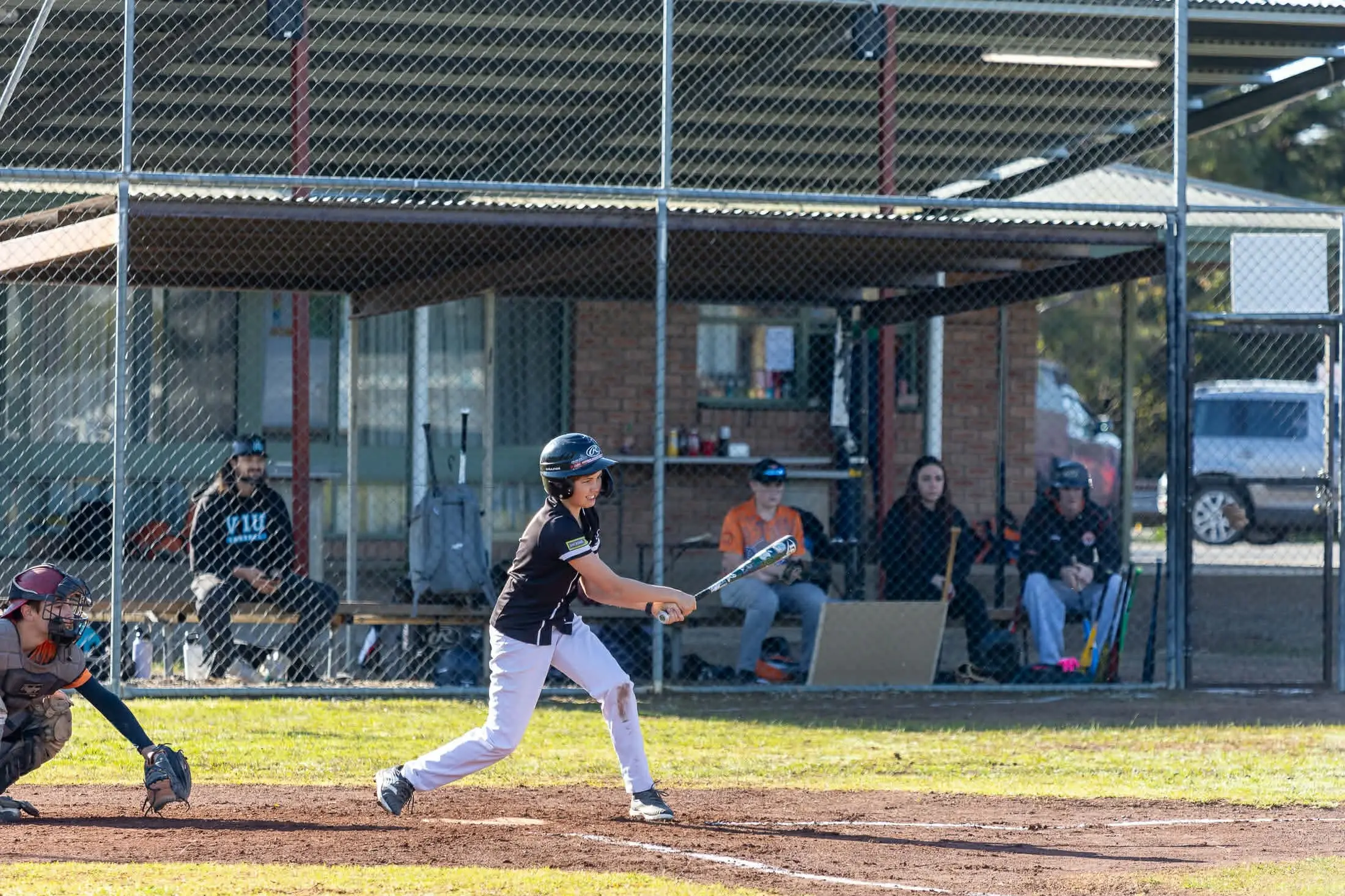 <p>AT BAT: Cohen Guest-Smith takes a swing for the Panthers.</p>\\n