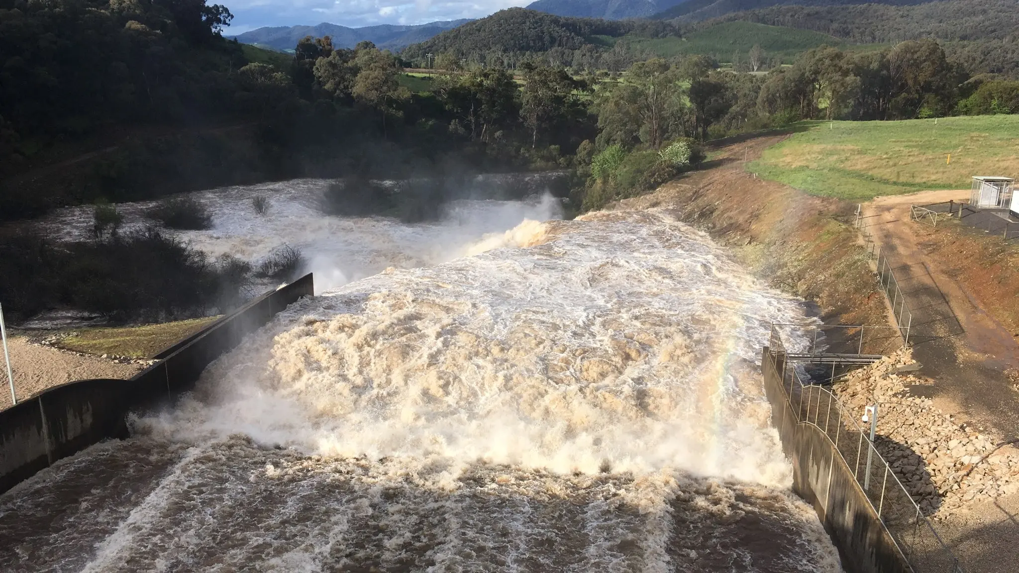 Myrtleford's wettest winter in four years