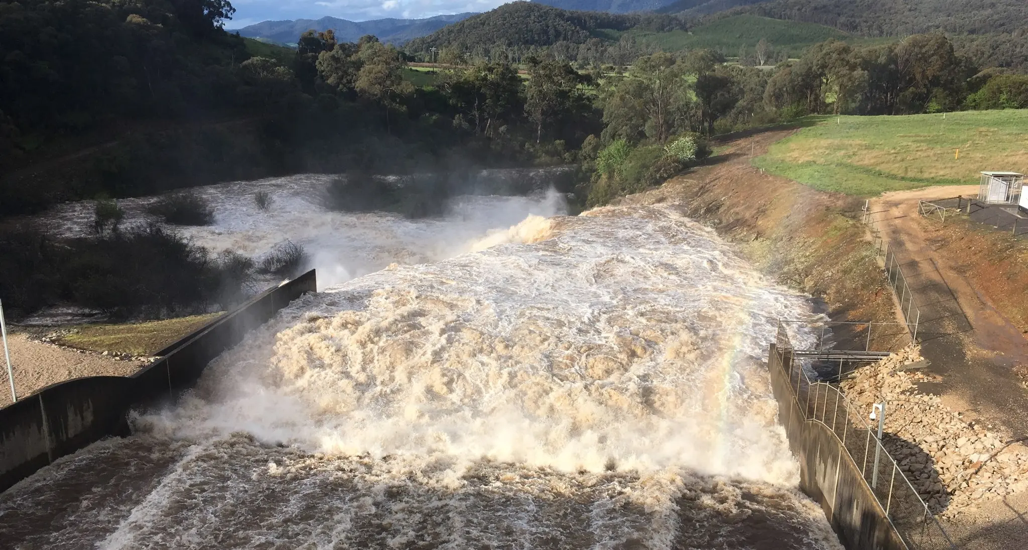 Myrtleford's wettest winter in four years