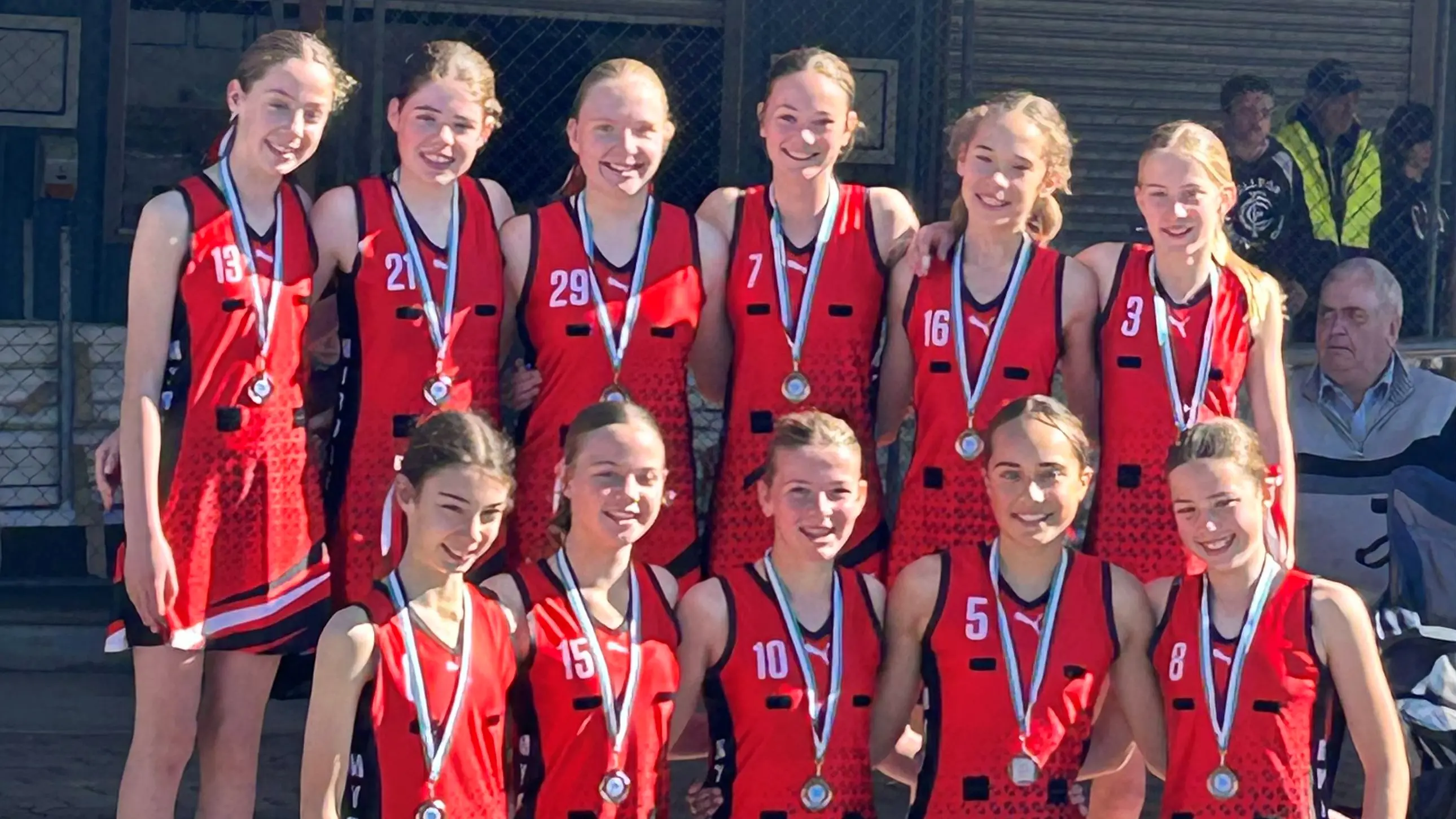 Development netballers finish season with hard-fought grand final