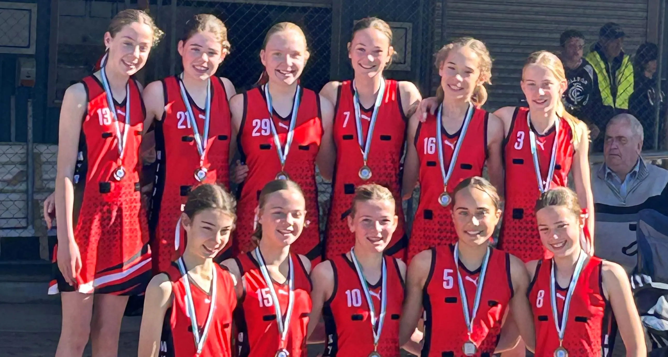 Development netballers finish season with hard-fought grand final